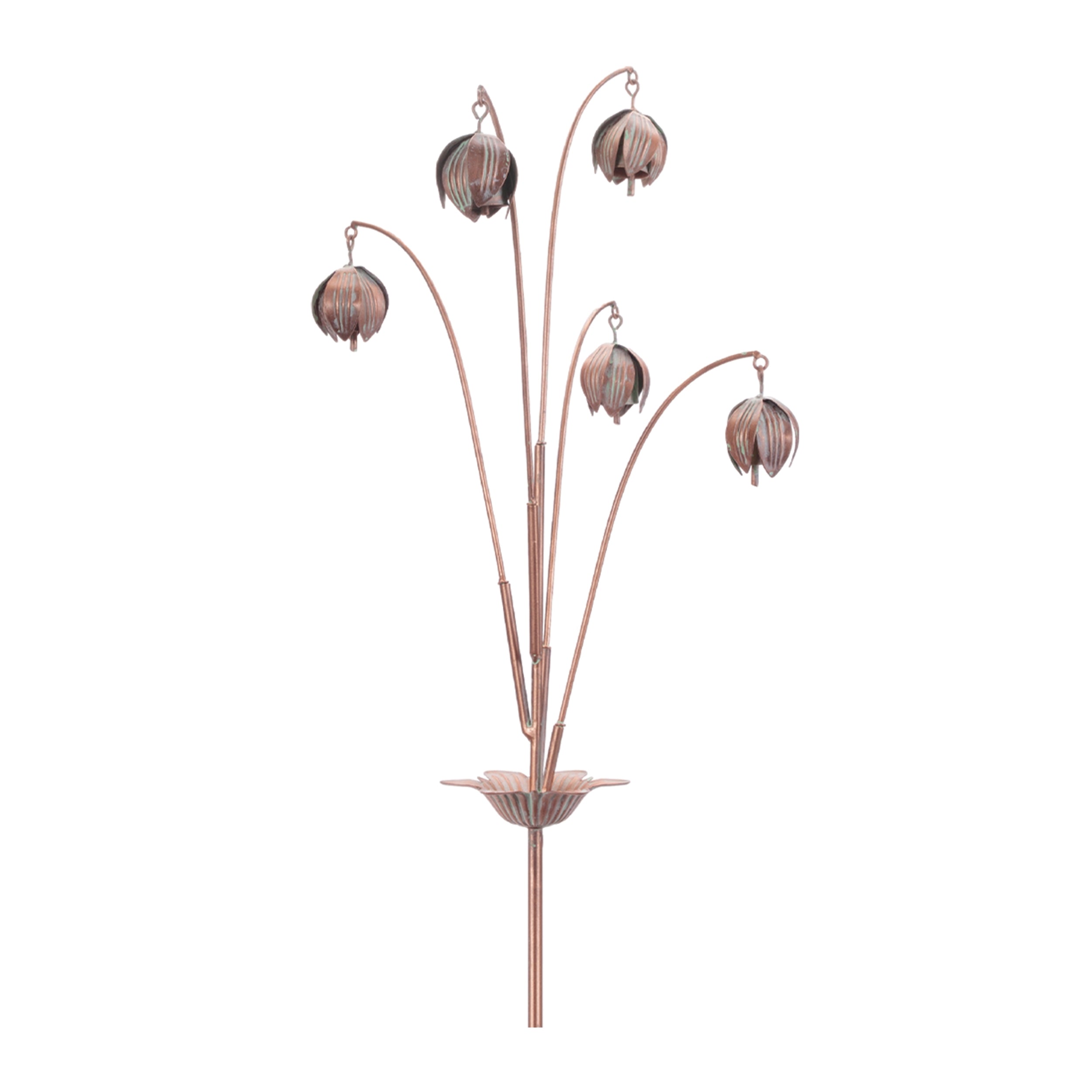 Floral Garden Stake (Set of 2) 42"H Iron