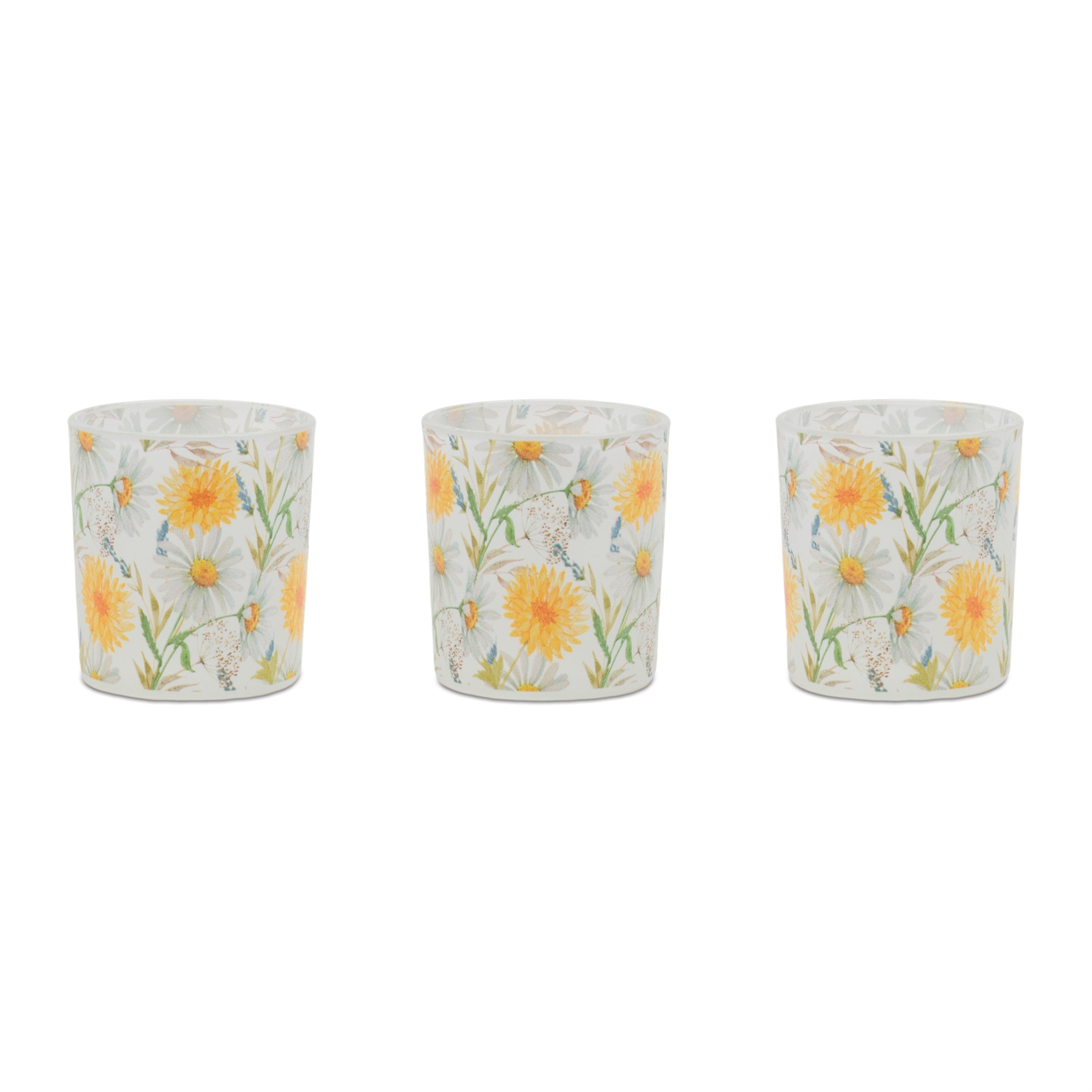 Votive Holder (Set of 3) 2.5"D x 3"H Glass