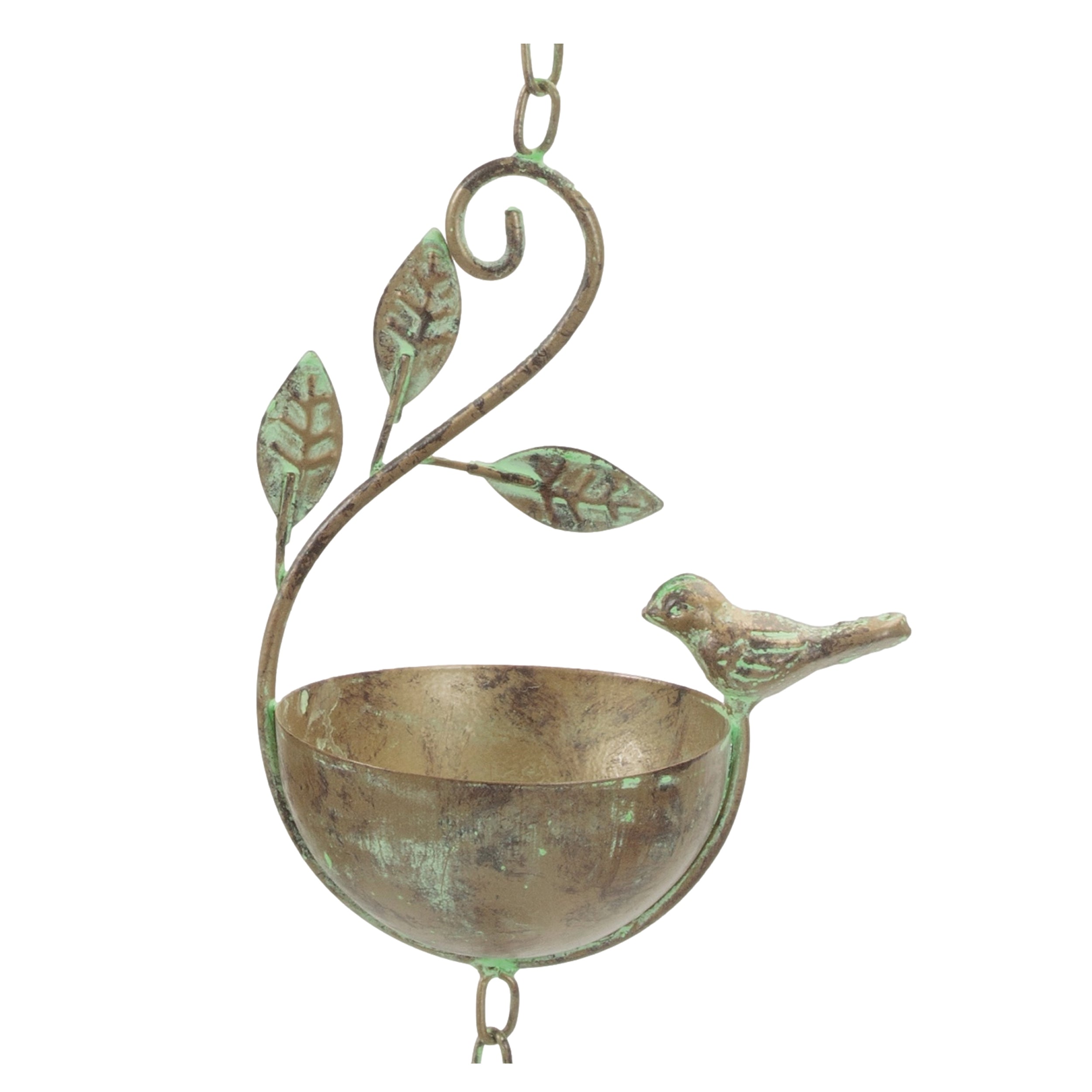 Bird Rain Chain 60"L Iron