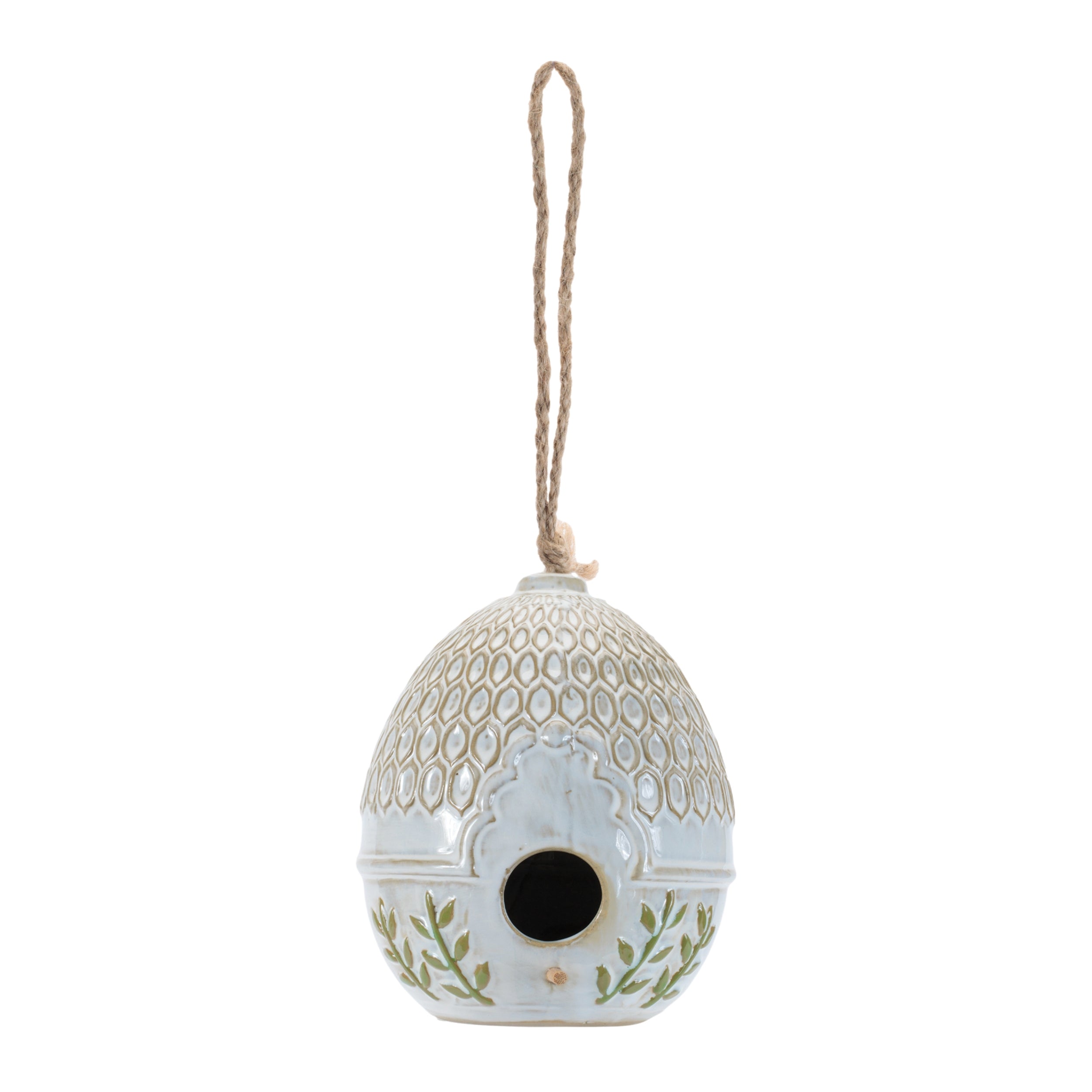 Birdhouse (Set of 2) 7"H Porcelain