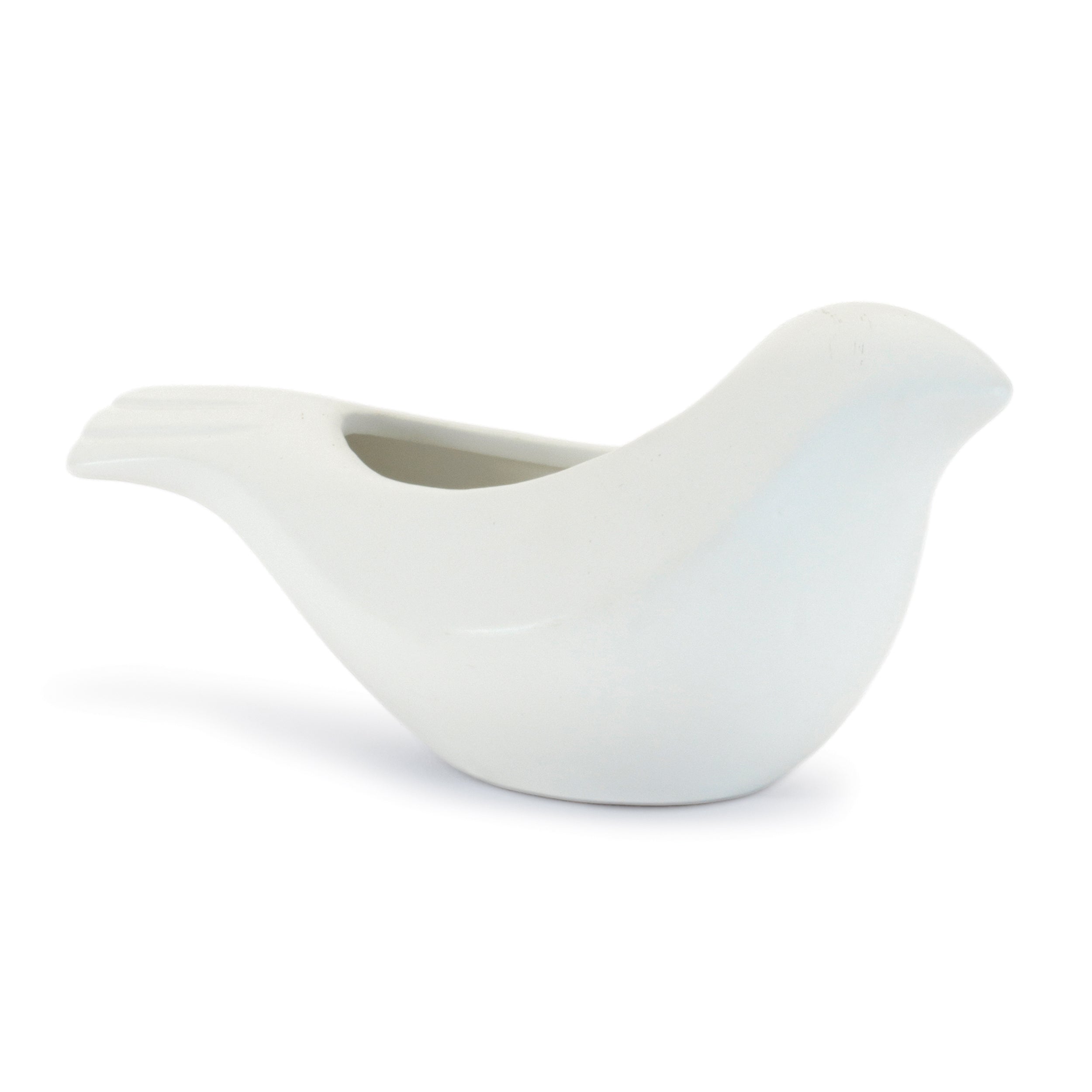 Bird Container (Set of 6) 8"L x 4"H Ceramic