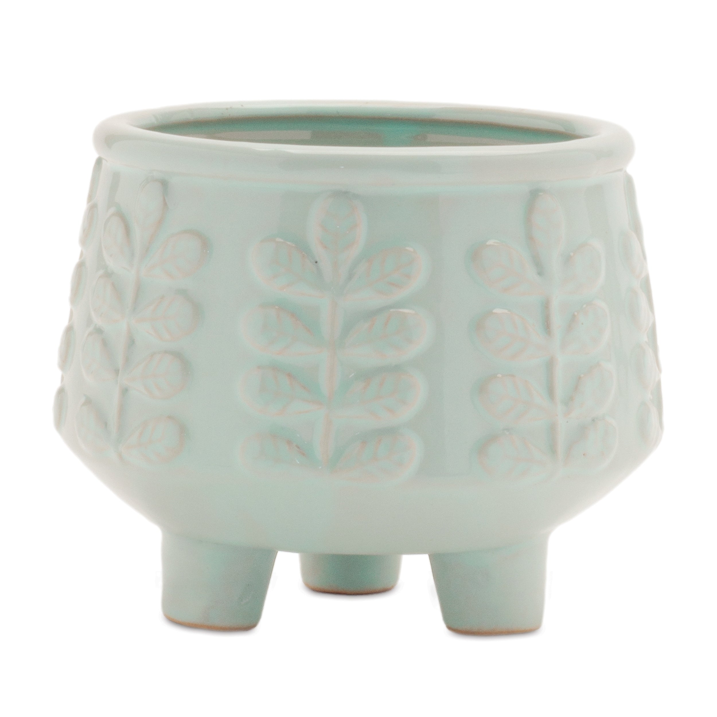 Container (Set of 4) 4.75"D x 4"H Ceramic