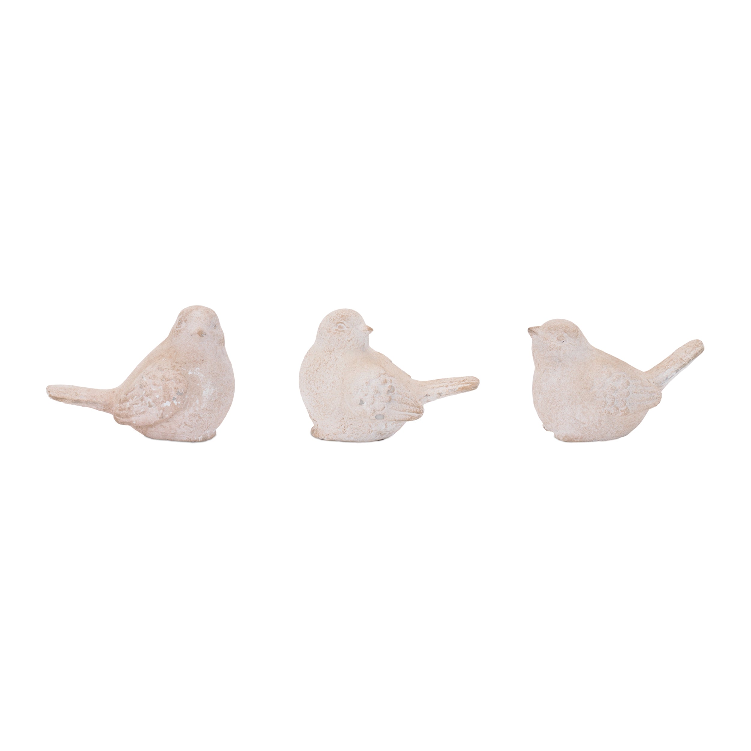 Bird (Set of 6) 4"H Resin