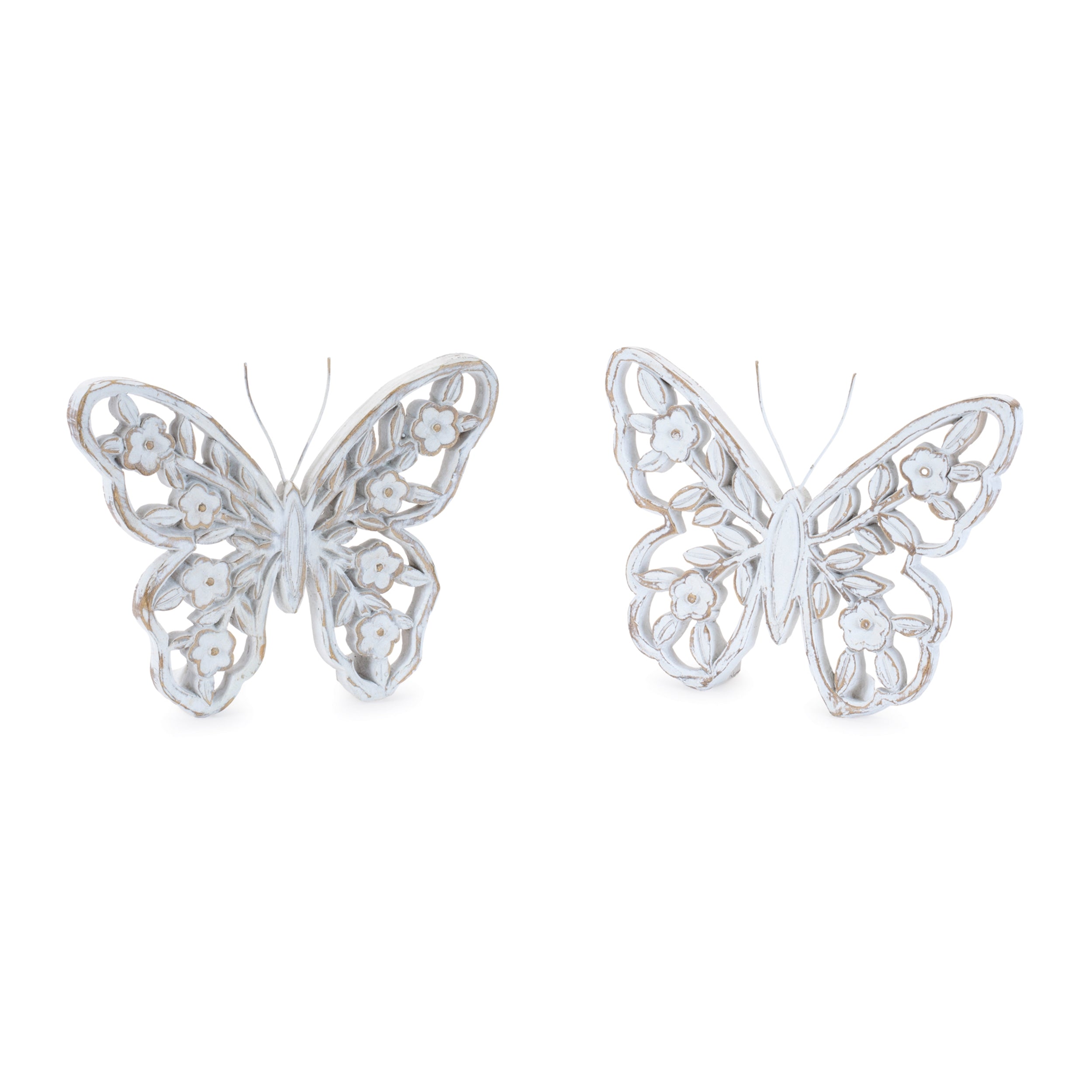 Butterfly (Set of 2) 5.5"H Resin