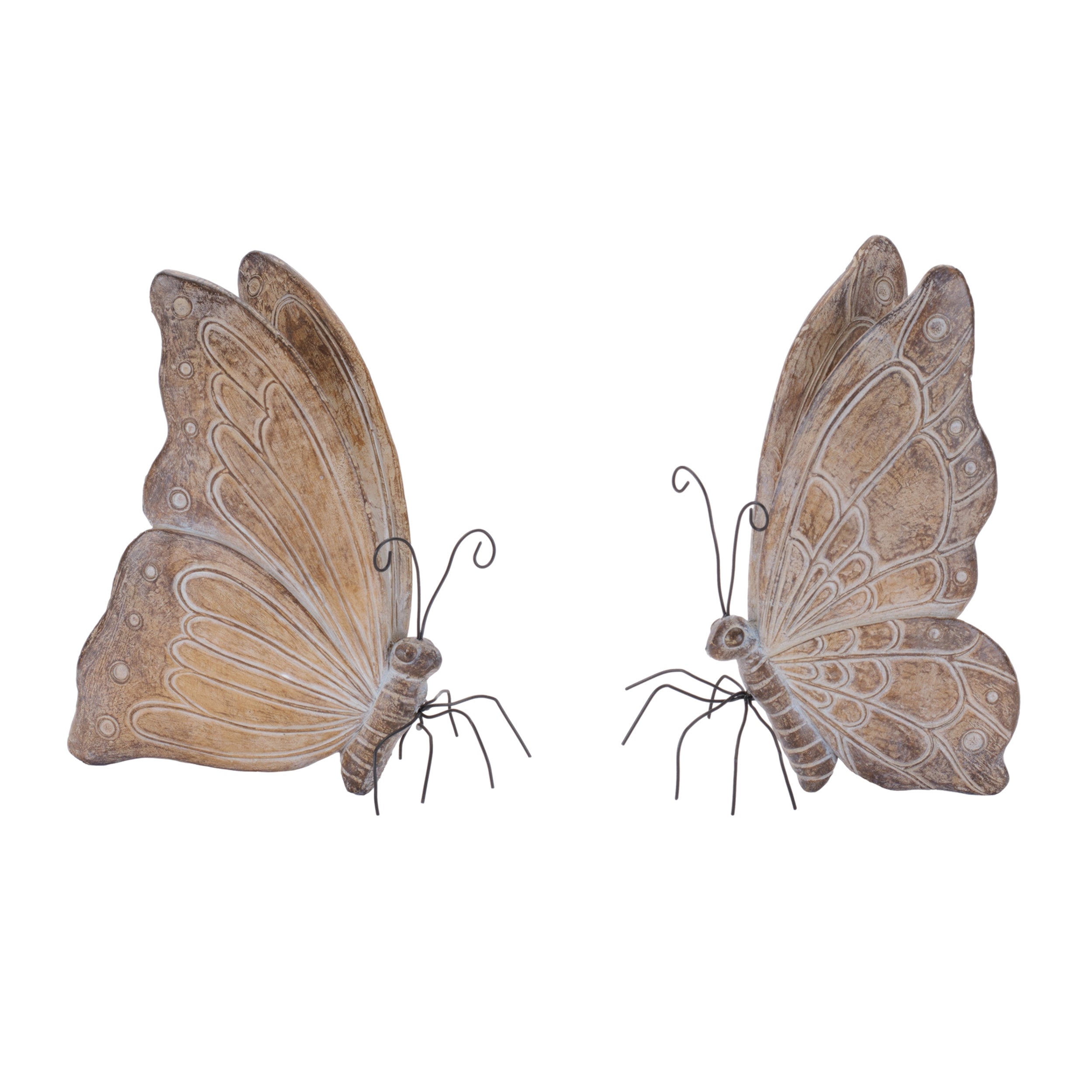 Butterfly (Set of 4) 6"H Resin