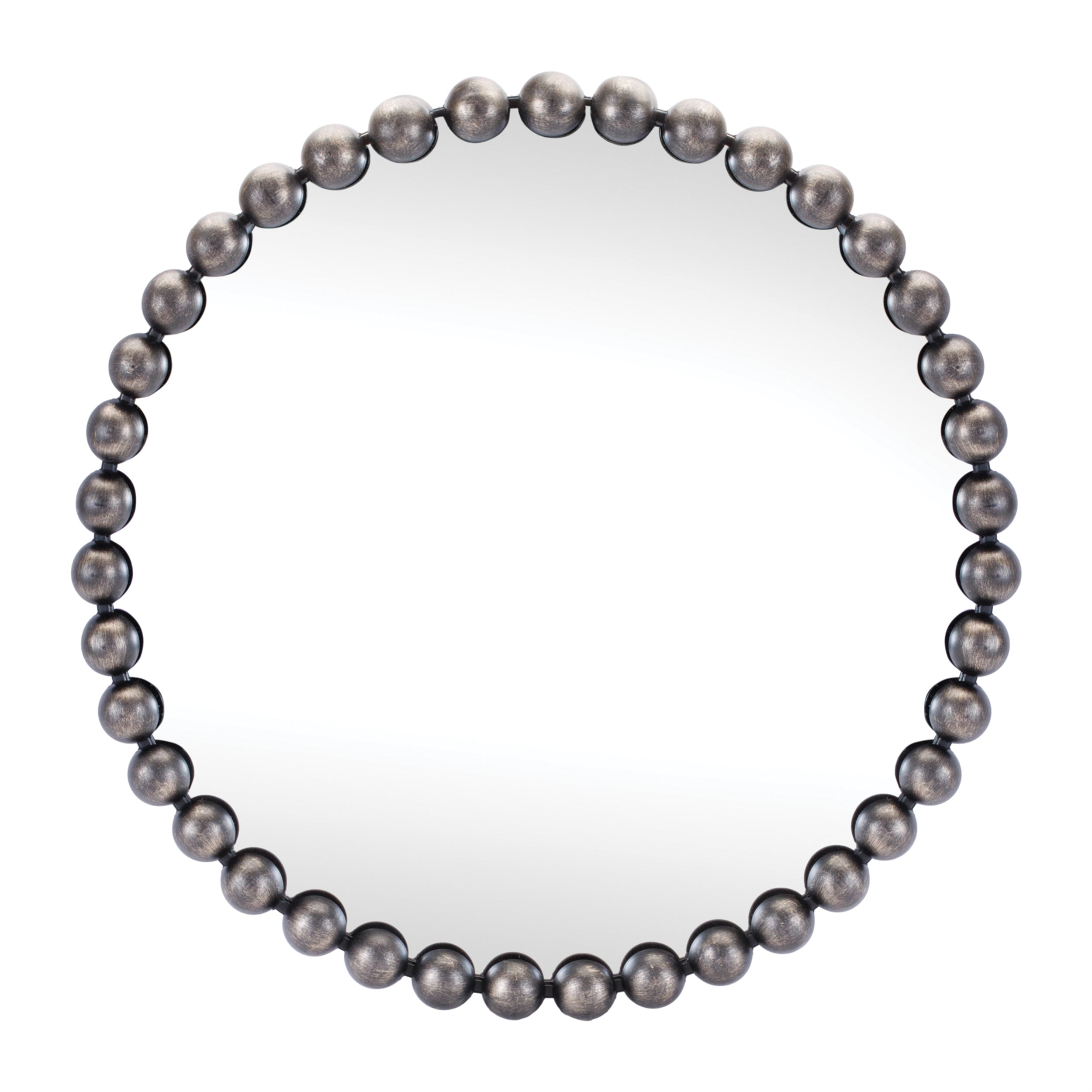 Wall Mirror 23.5"D Iron/Glass