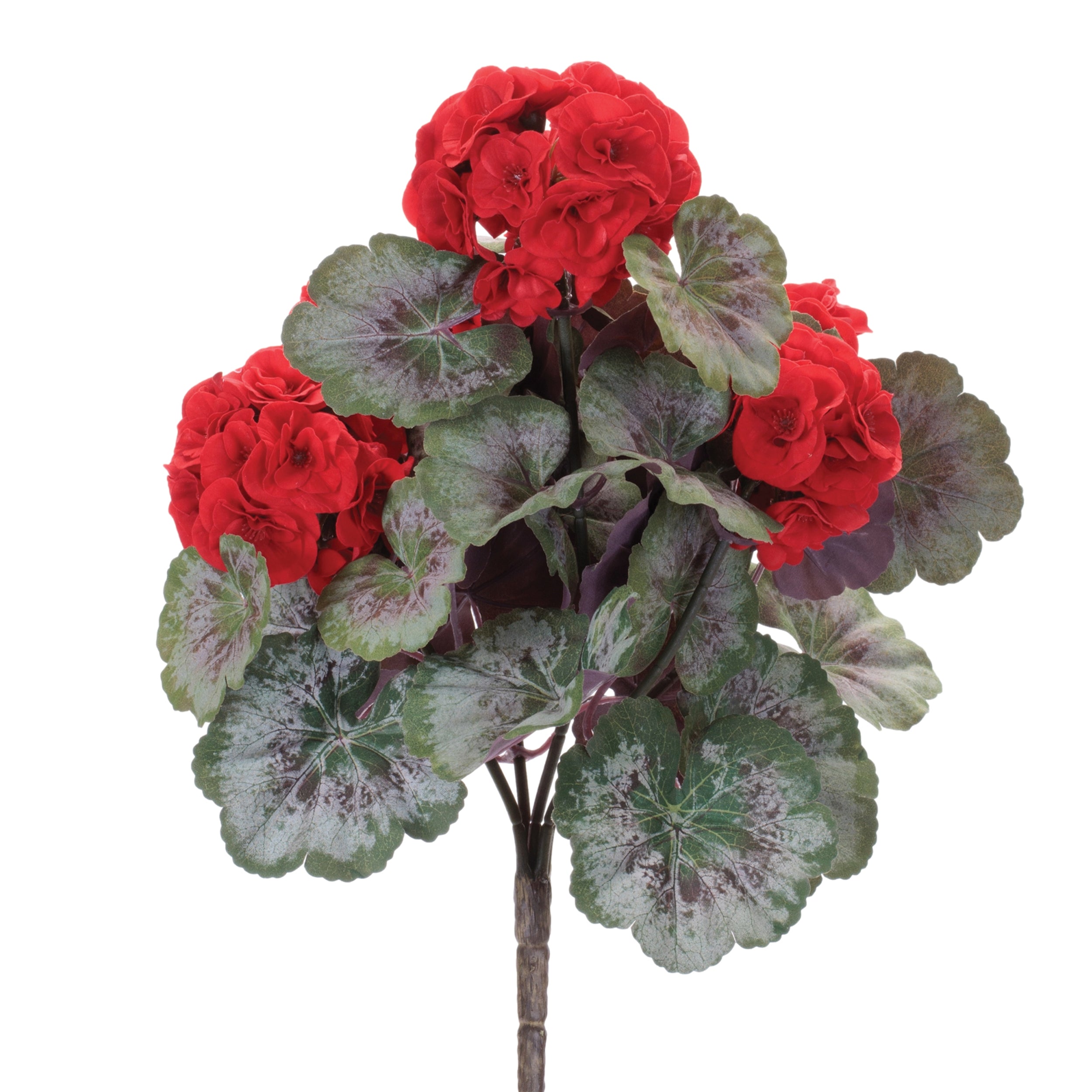 Geranium Bush (Set of 2) 19"H Polyester