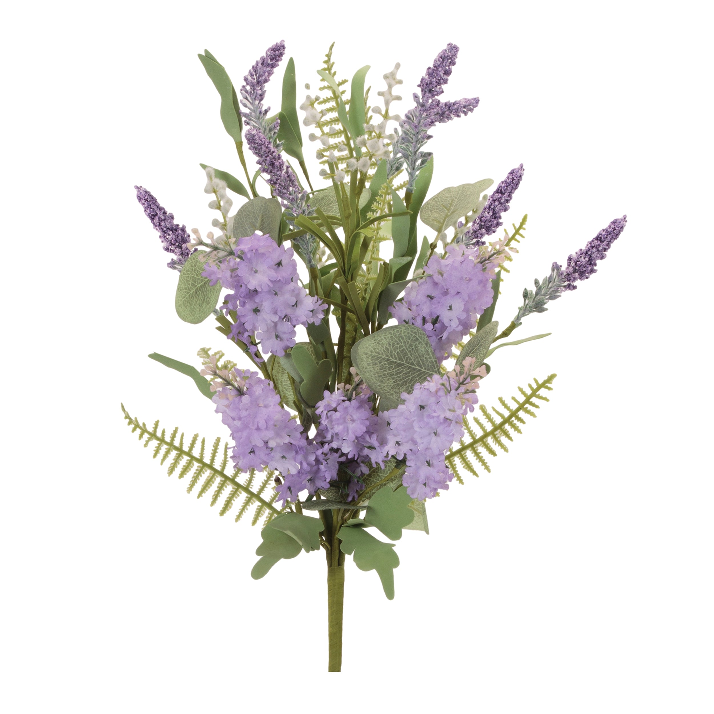 Mixed Lavender Bush (Set of 2) 22.5"H Polyester