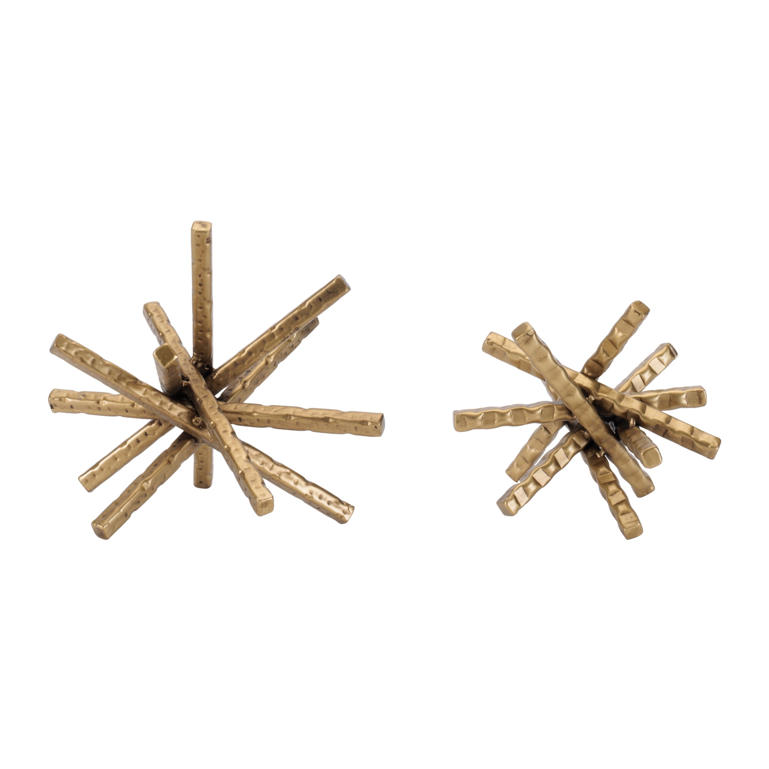 Décor Accent (Set of 2) 5"H, 6.5"H Iron