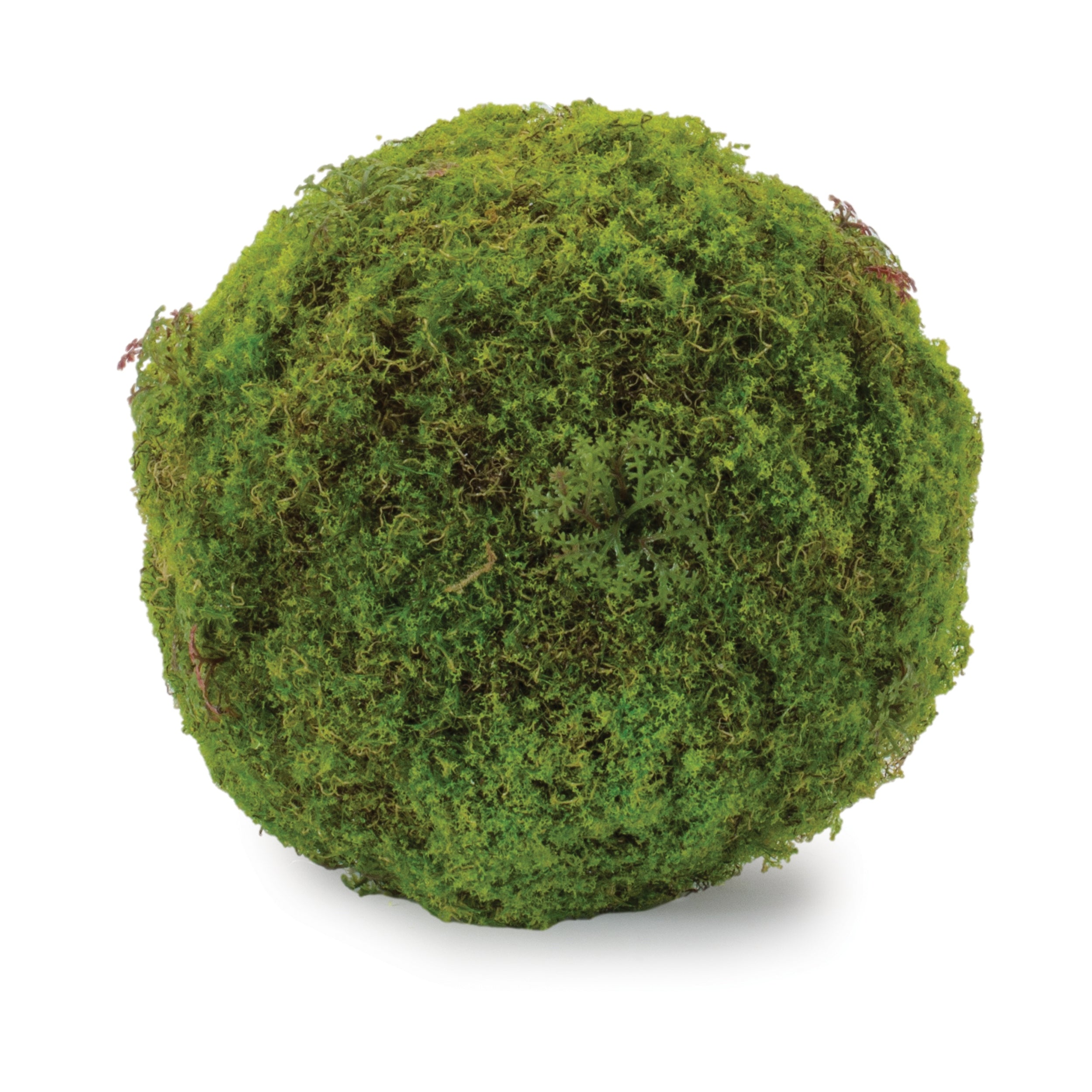 Moss Orb (Set of 2) 7"D Polyester/Plastic