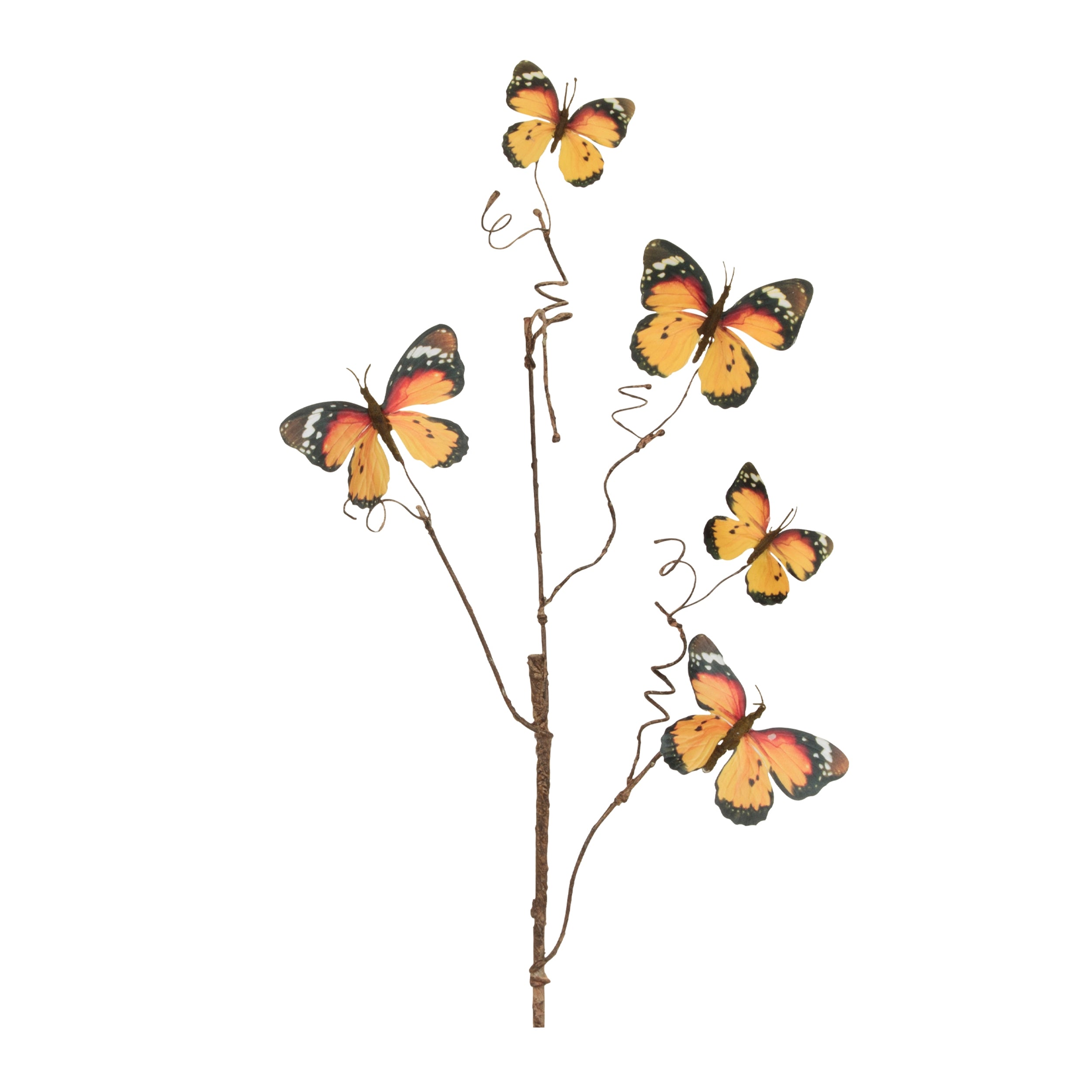 Butterfly Spray (Set of 4) 28"H Polyester