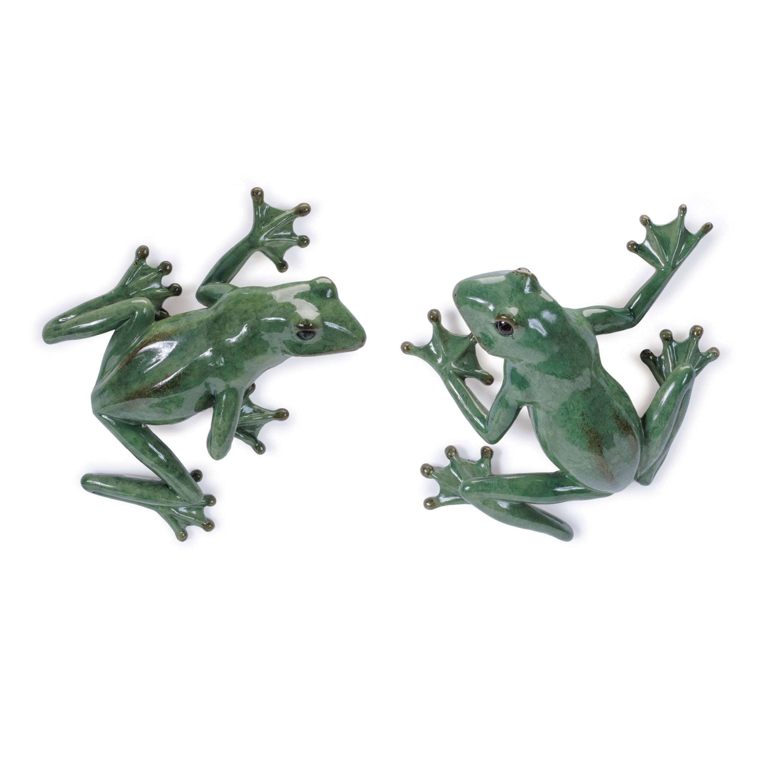 Hanging Frog (Set of 2) 7.75"L x 3.25"H Resin
