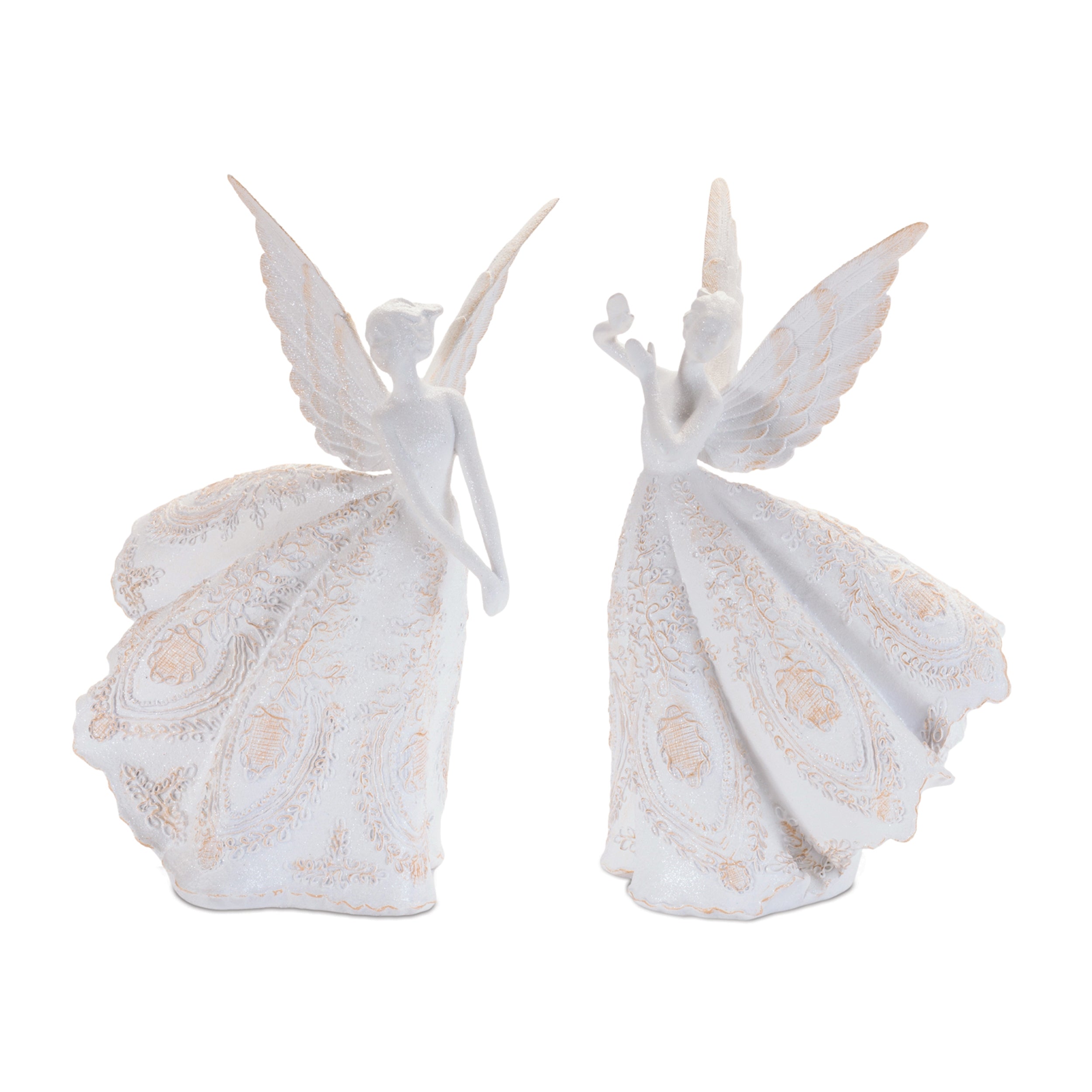 Angel (2 set of) 14.5”H Resin