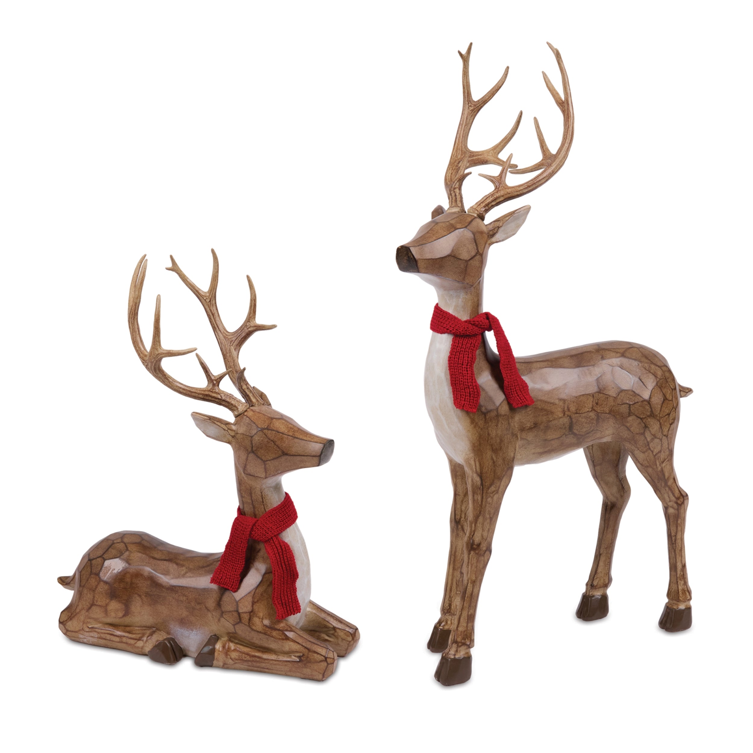 Deer (2 set of) 24"H, 36"H Resin