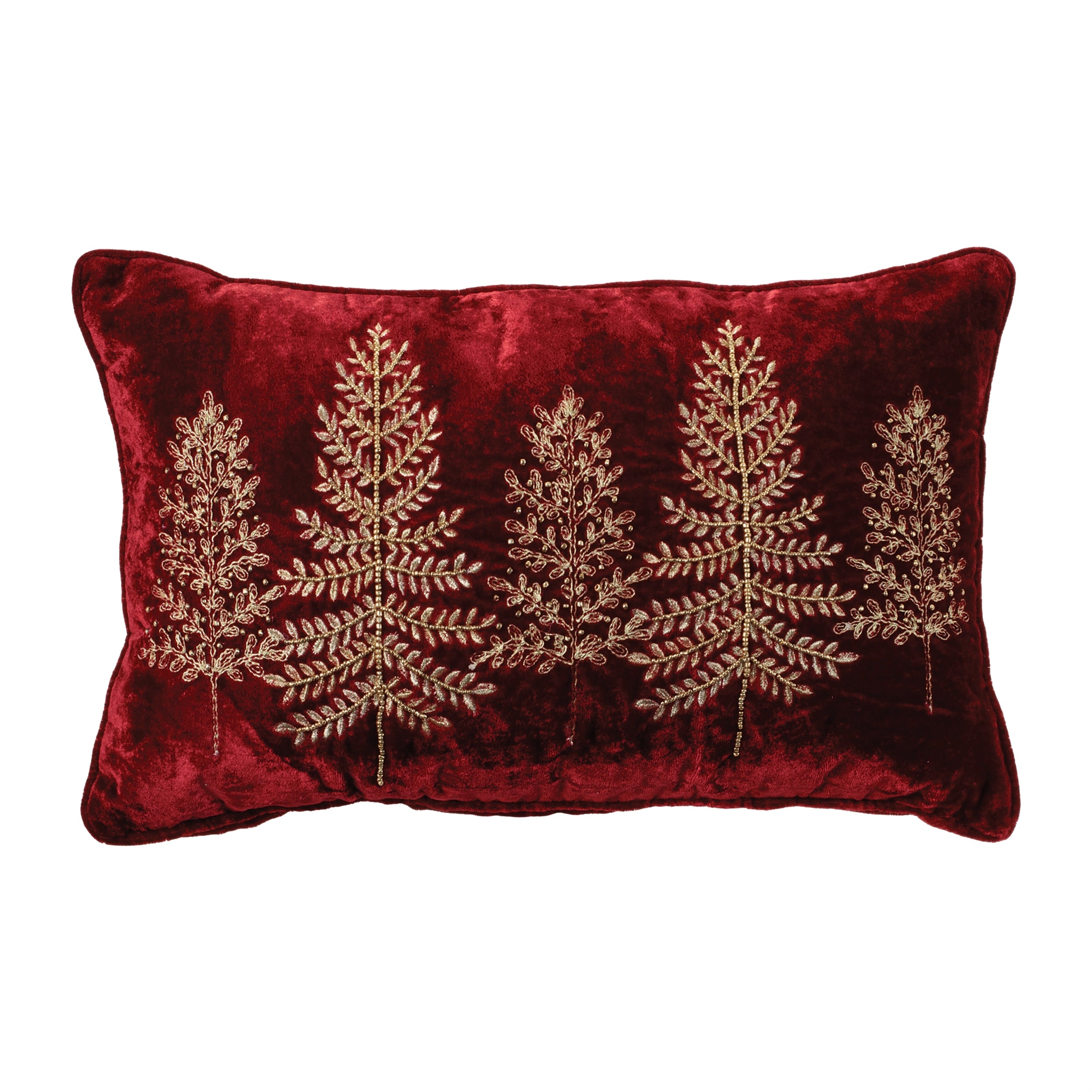Pillow w/Trees 20"L x 12"H Polyester