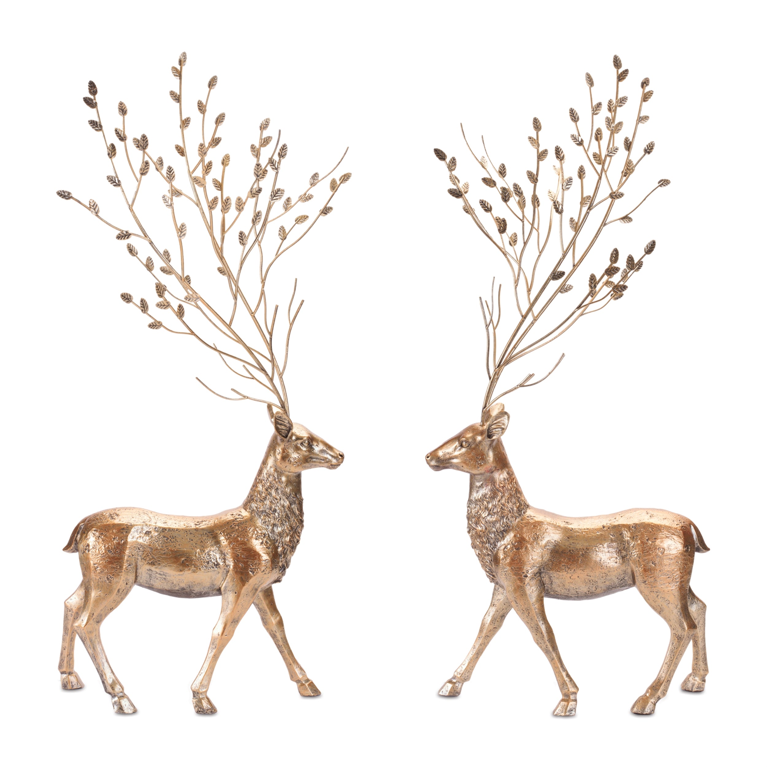 Deer (2 set of) 40”H Resin/Metal