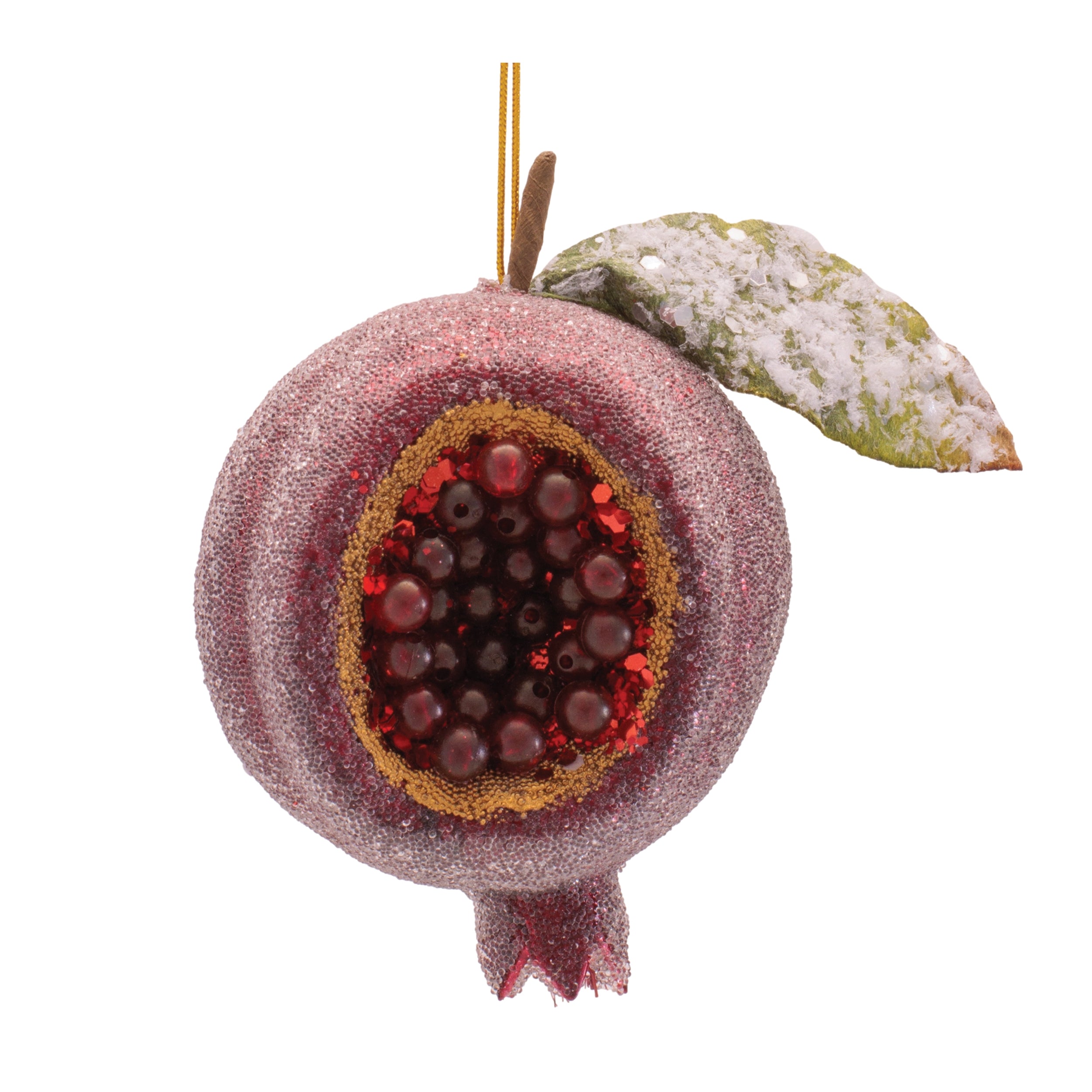 Pomegranate Ornament 4.25”H Foam/