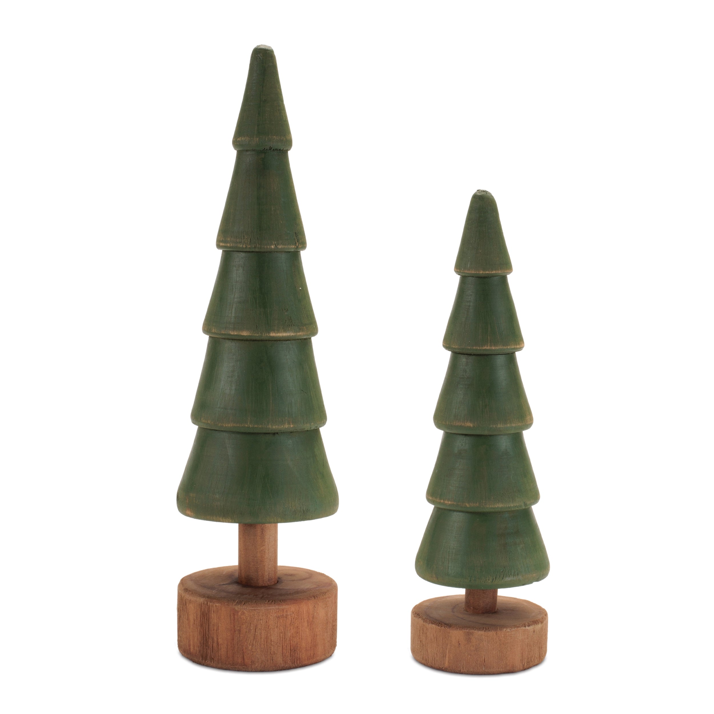 Tree (Set of 2) 11"H, 14.5"H Wood