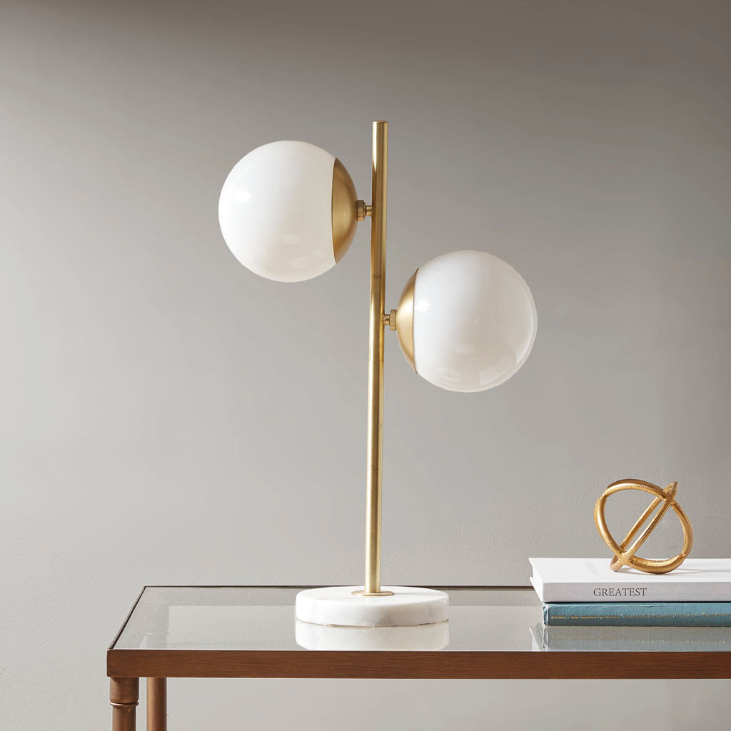 Holloway Geometric Ceramic Table Lamp