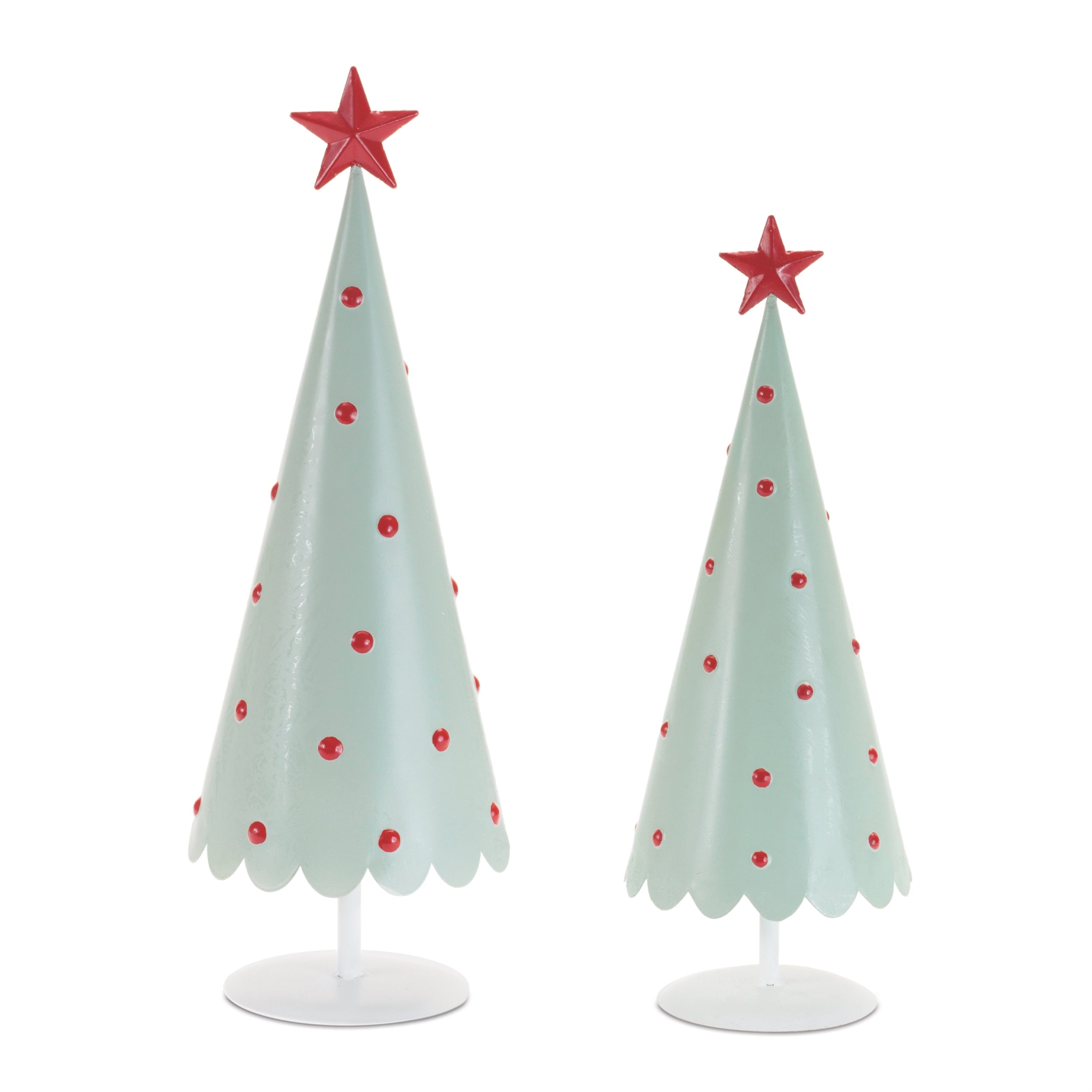 Tree (Set of 2) 12"H, 14.25"H Metal
