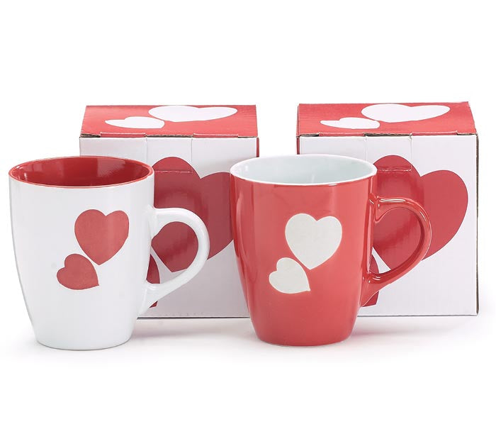 Inverse Valentines Mugs (S/2)