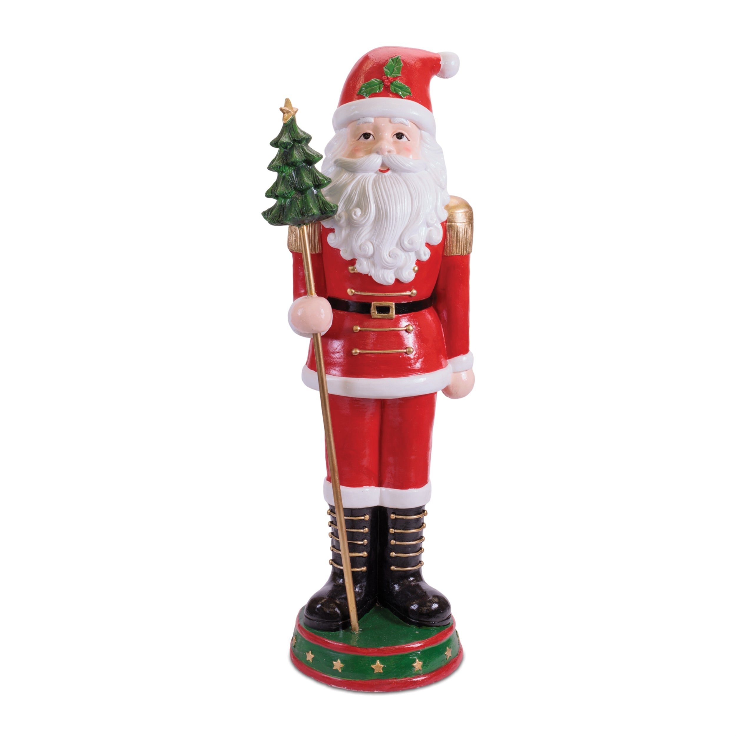 Santa w/Tree 51”H MGO