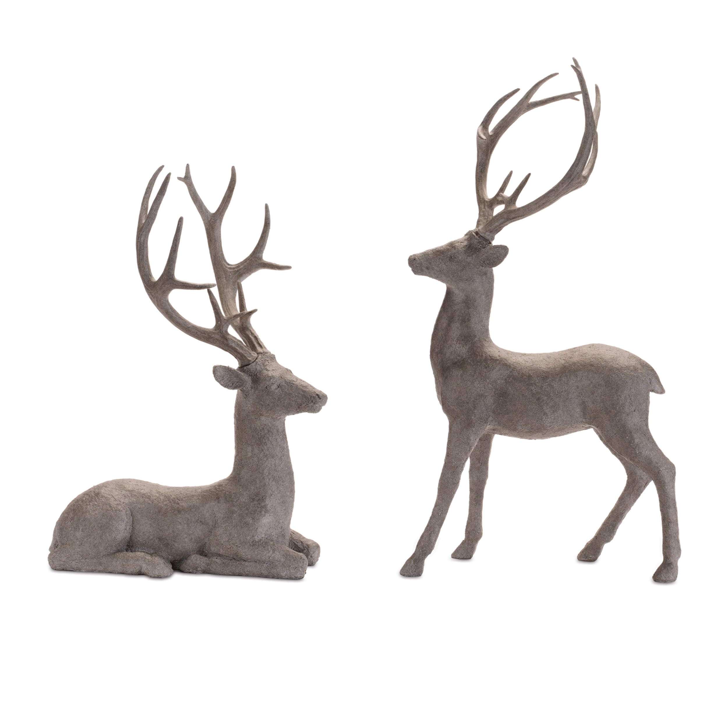 Deer (2 set of) 20.5"H, 28"H Resin