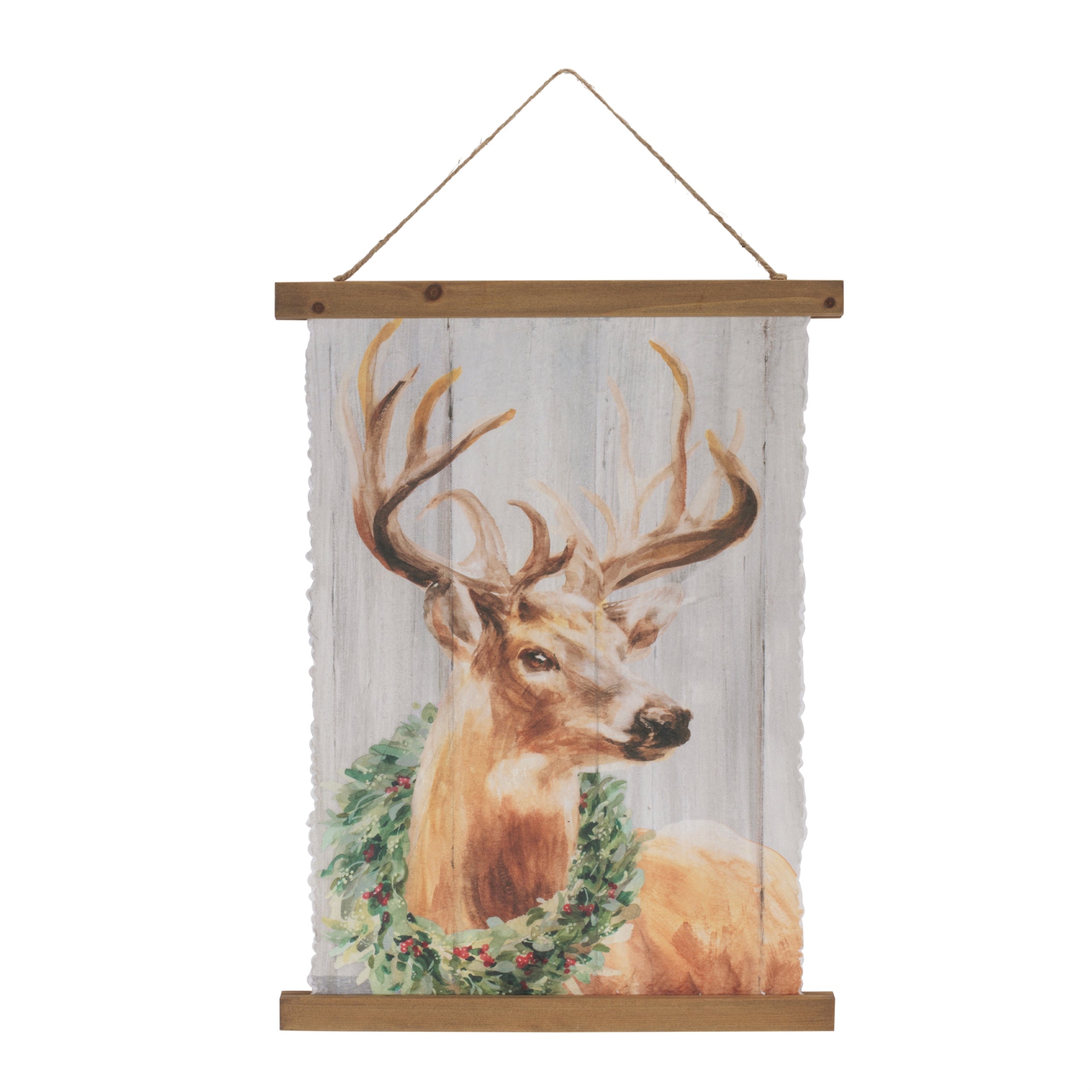 Deer Banner 14"L x 23.5"H Paper/Wood