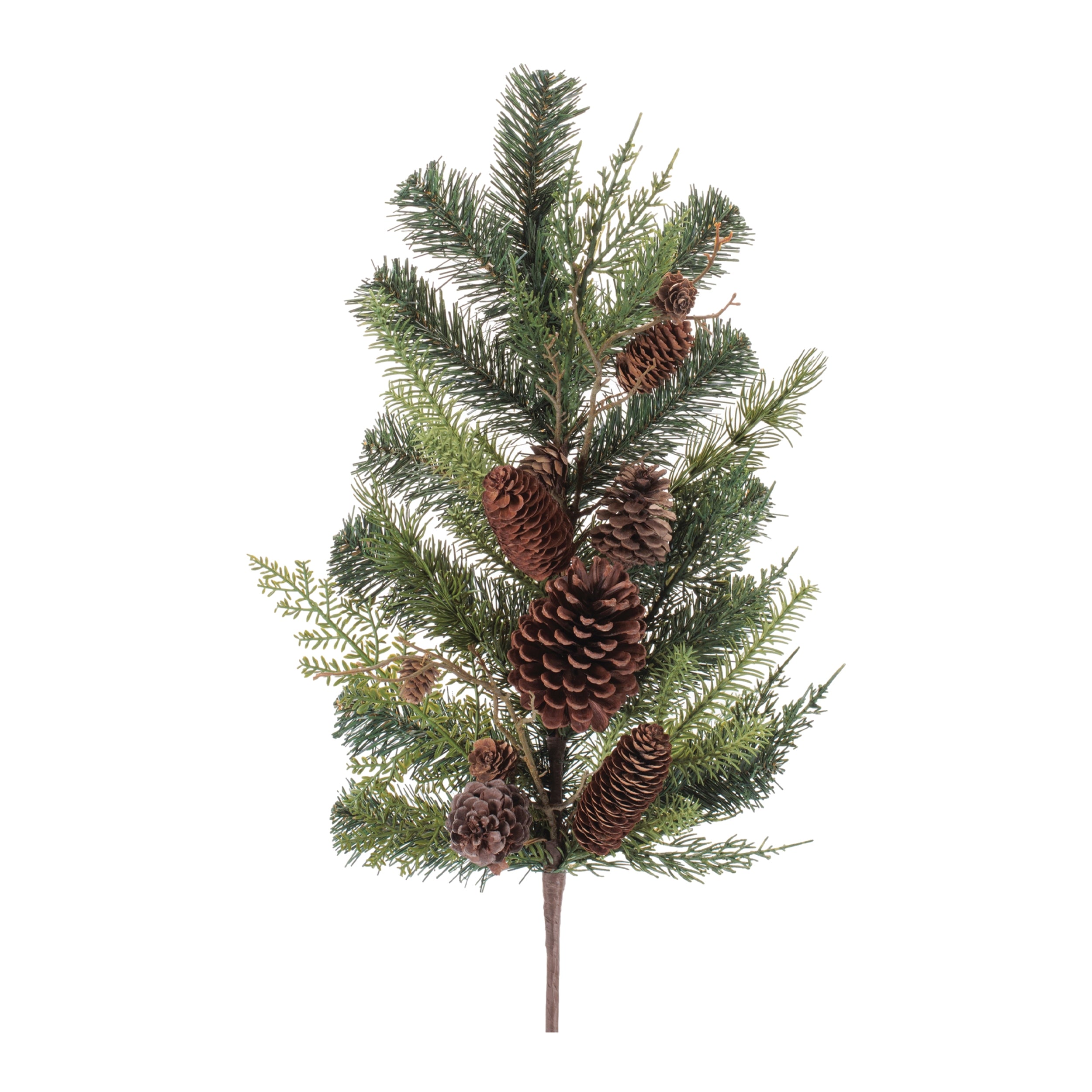 Mixed Pine Spray 30”H PVC/