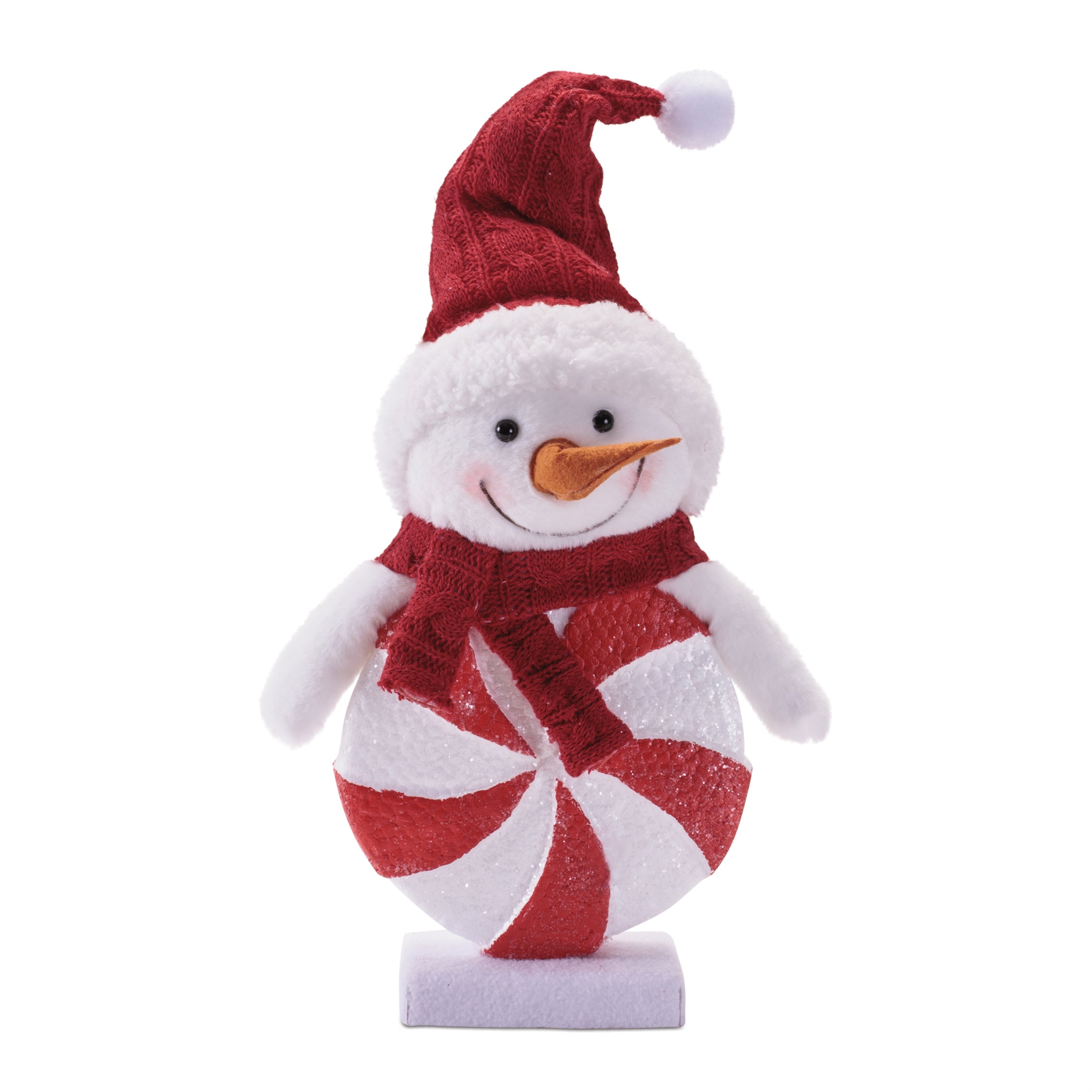 Snowman 13”H Foam/Knit Fabric