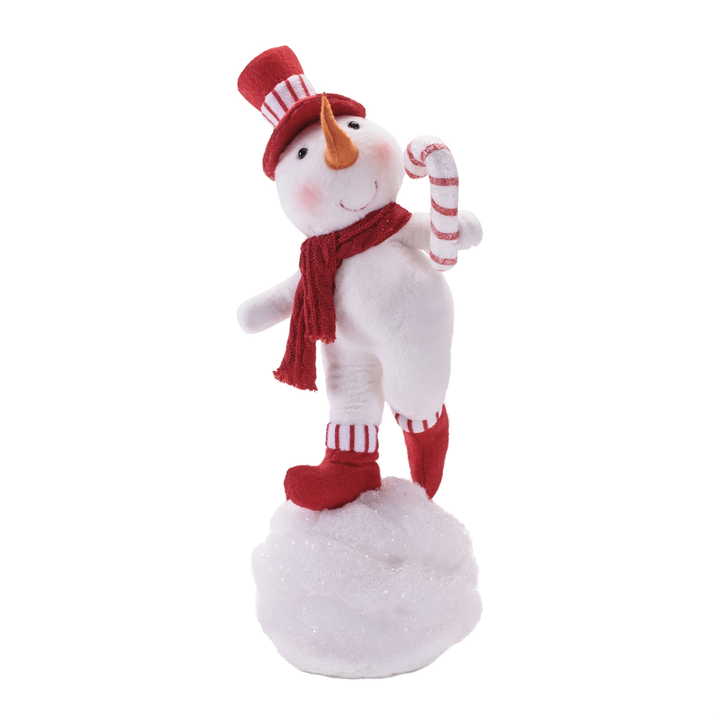 Snowman 20.5”H Foam/Faux Fur