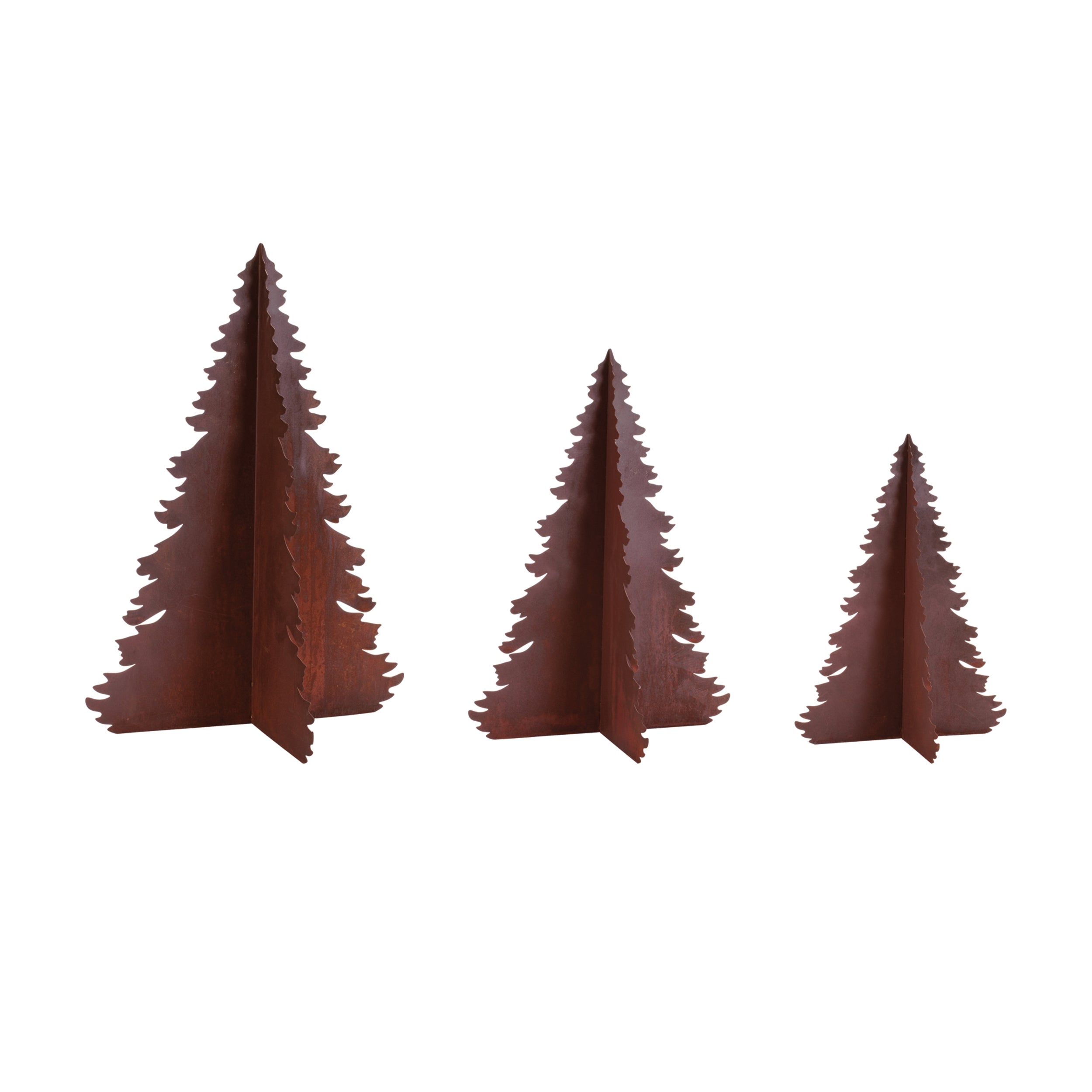 Tree (Set of 3) 12.5"H, 15.5"H, 19.5"H Iron