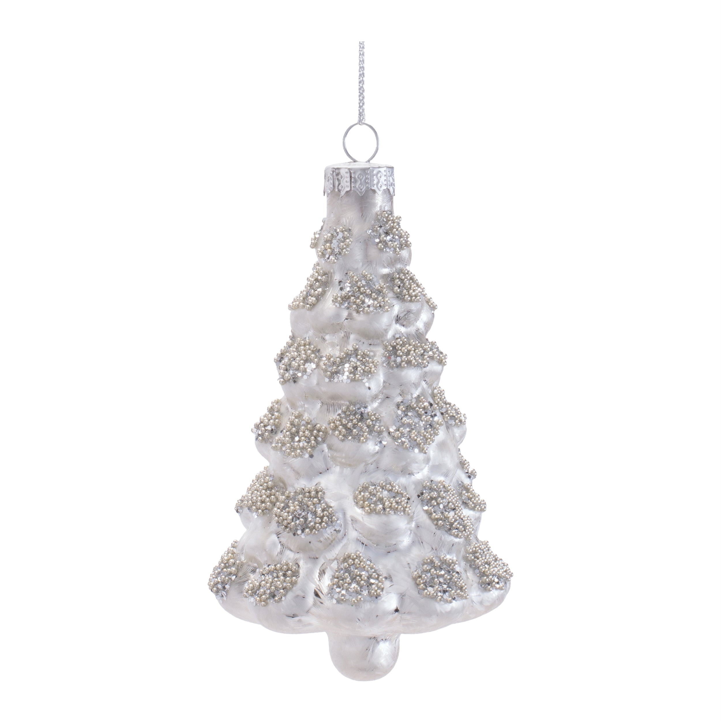 Tree Ornament 4.5”H Glass