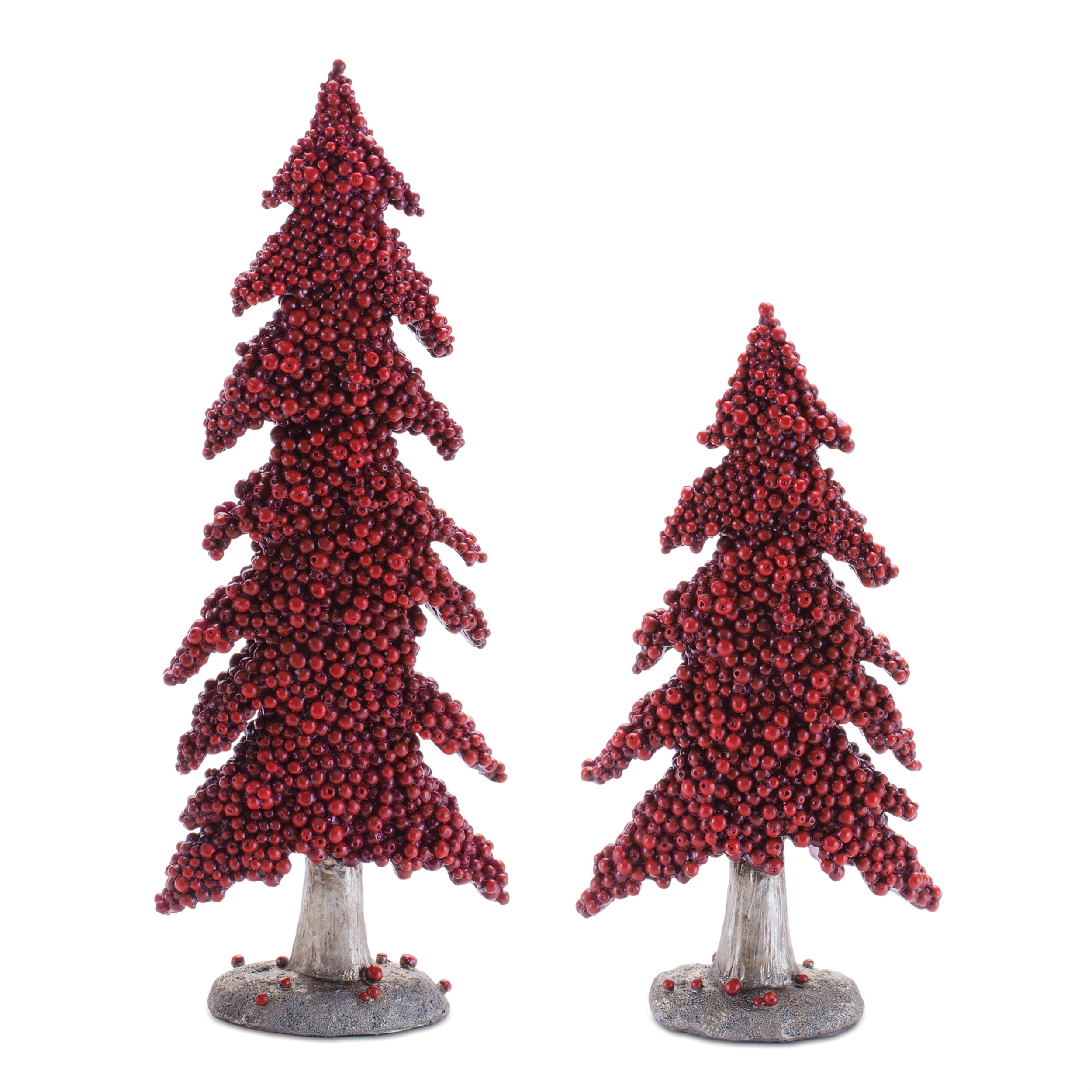 Tree (Set of 2) 12"H, 15.75"H Resin