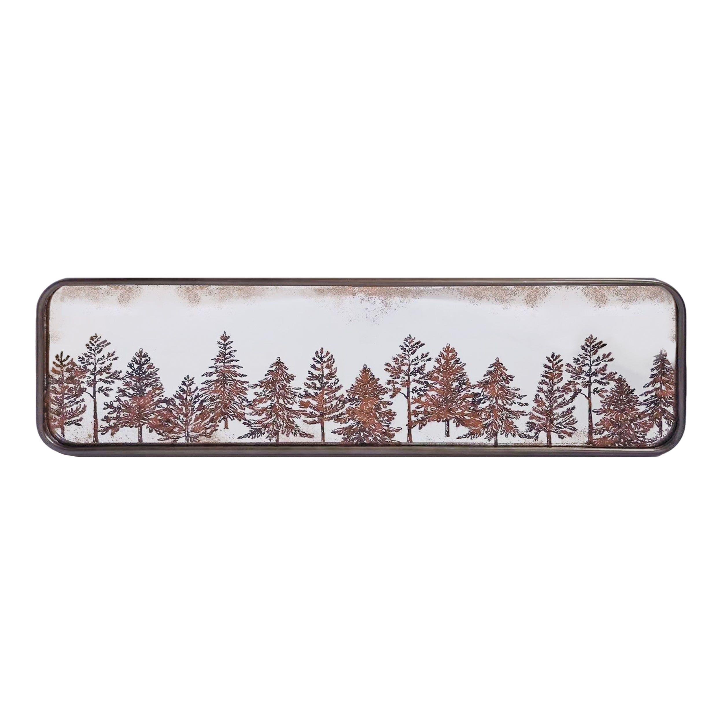 Mirror 36"L x 10"H Metal/Glass/MDF