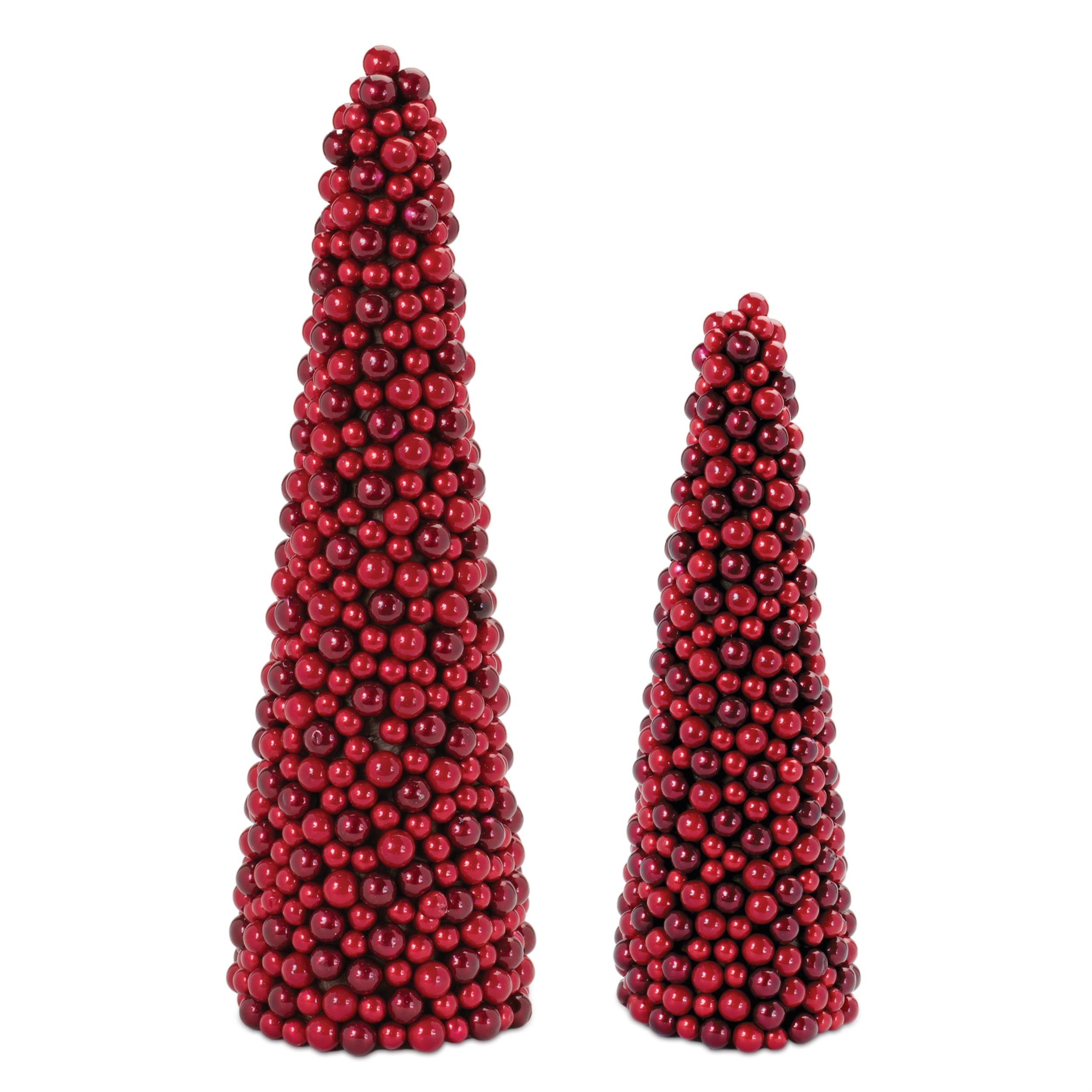 Berry Cone Shape (Set of 2) 13.5"H, 16"H Foam