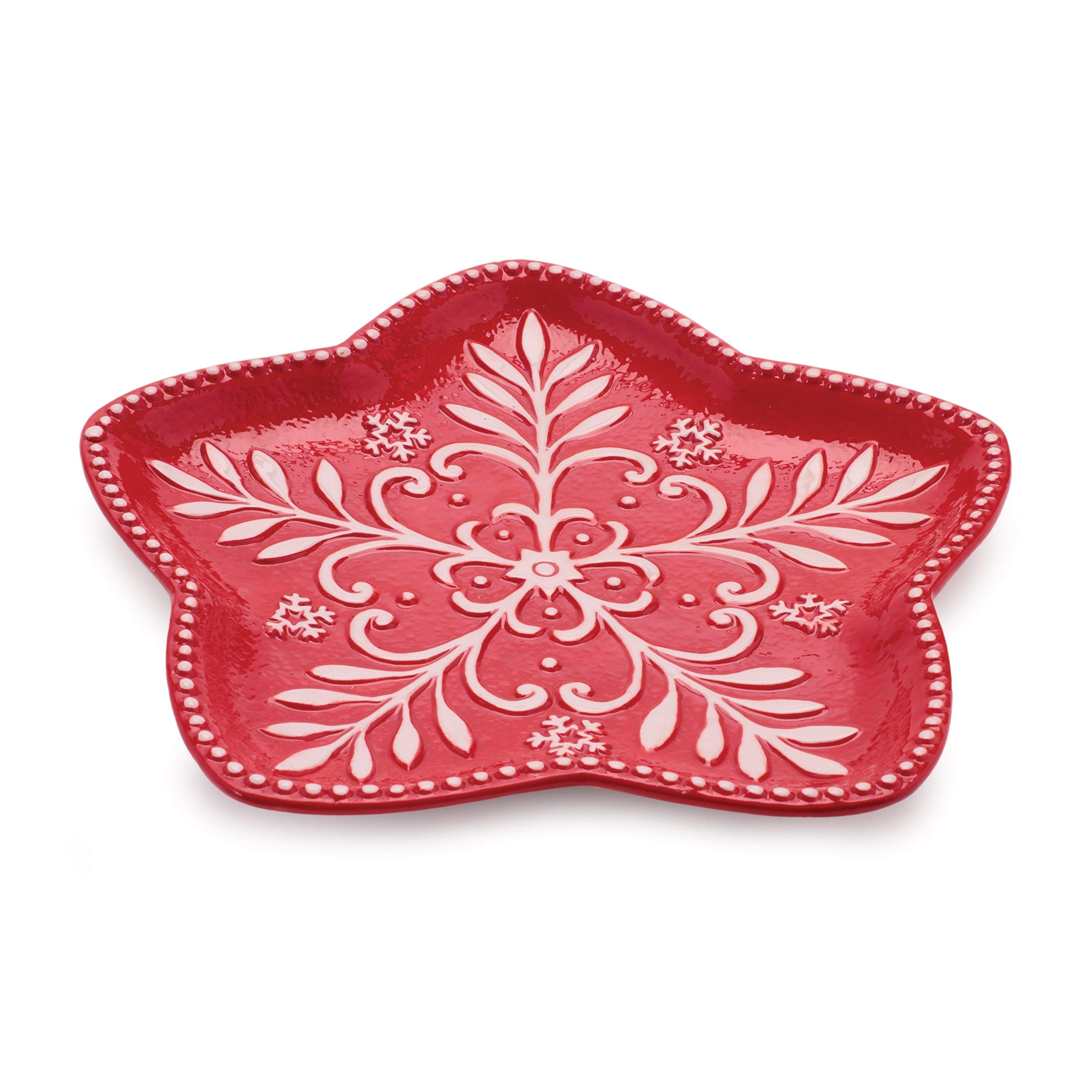 Star Plate 9.5”W Ceramic