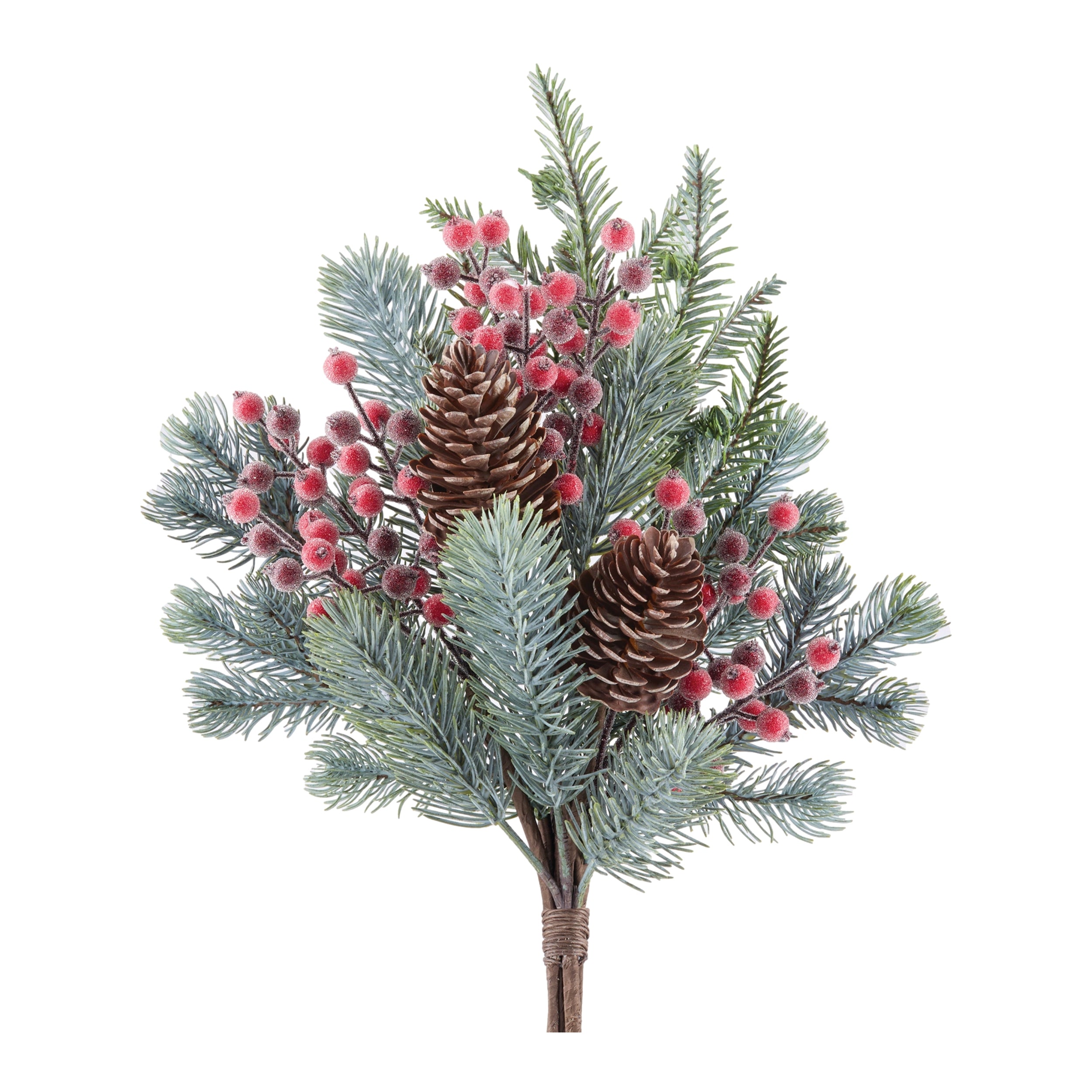 Pine and Berry Spray 21”H