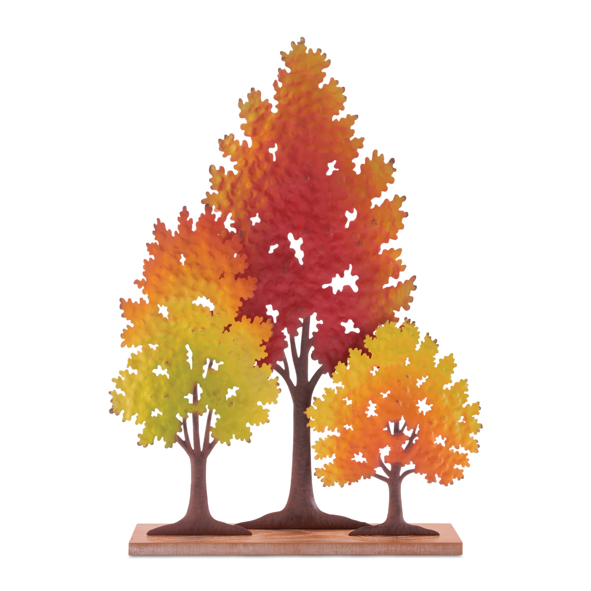 Triple Fall Tree 24.5”H Iron/MDF