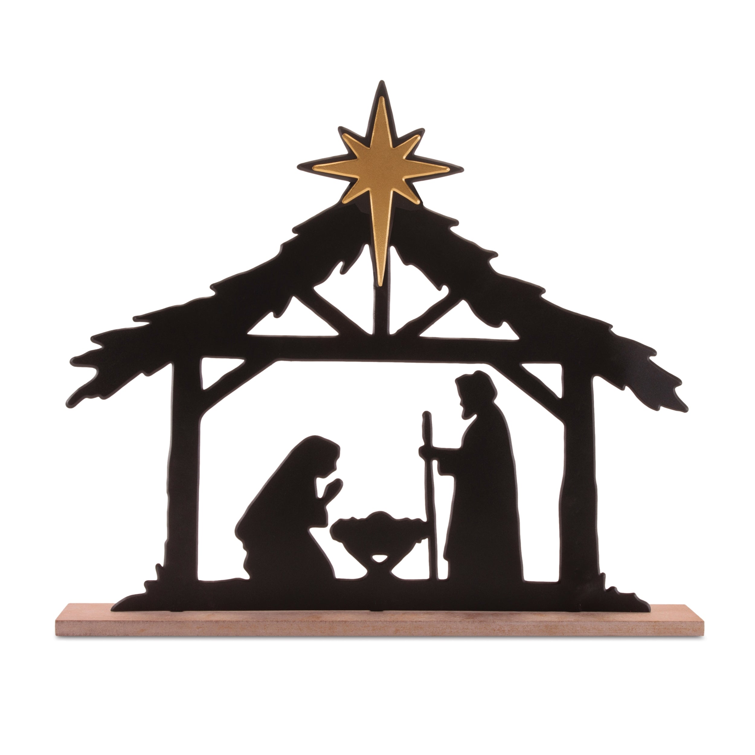 Holy Family 24"L x 20.5"H Iron/MDF