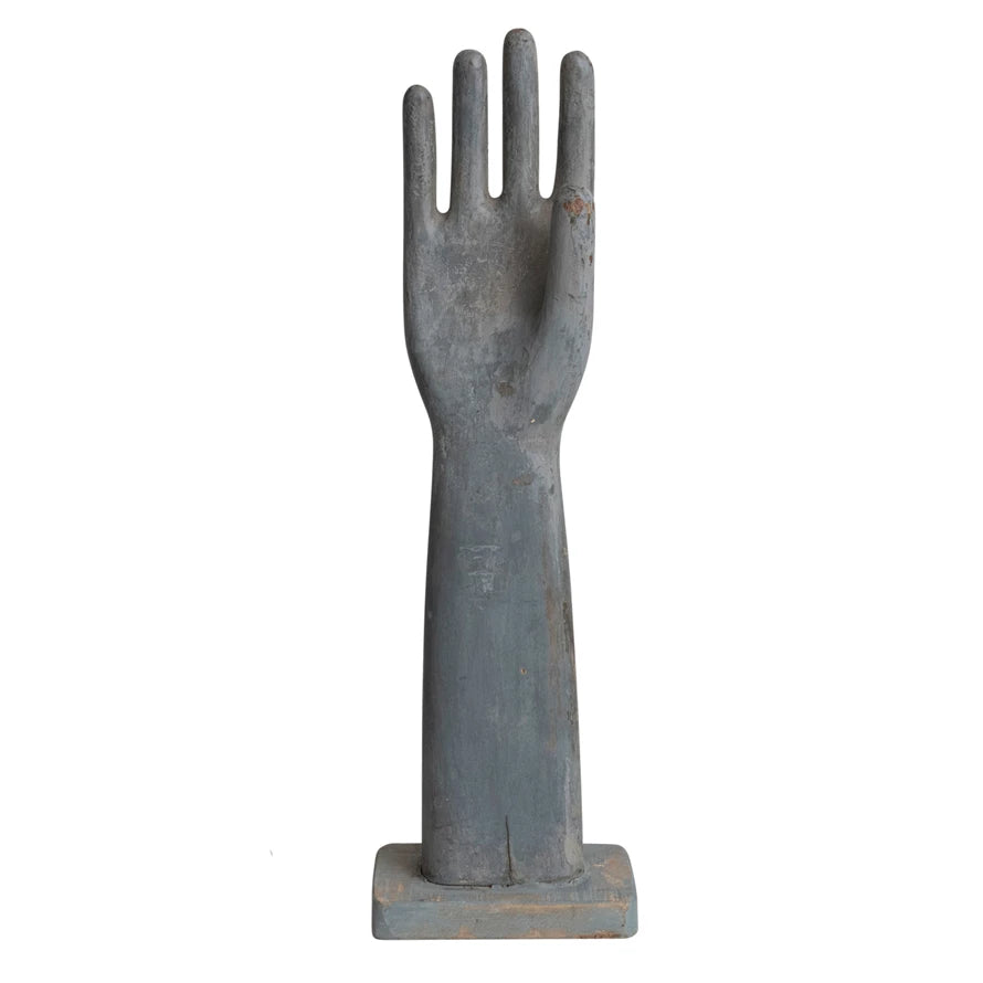 Found! - Wood Glove Mould on Stand