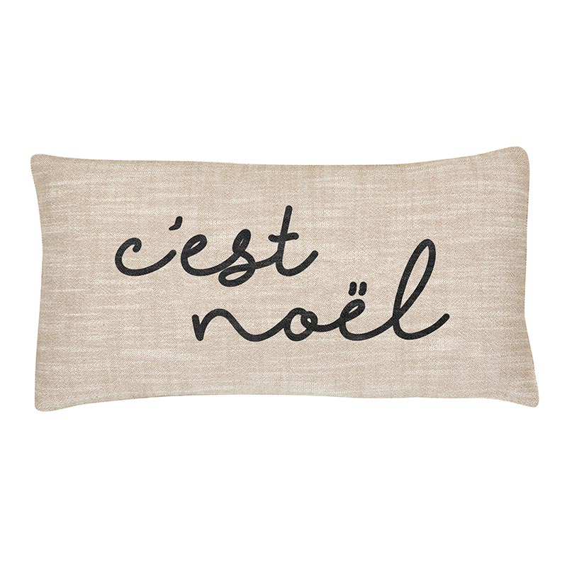C'est Noel Lumbar Pillow