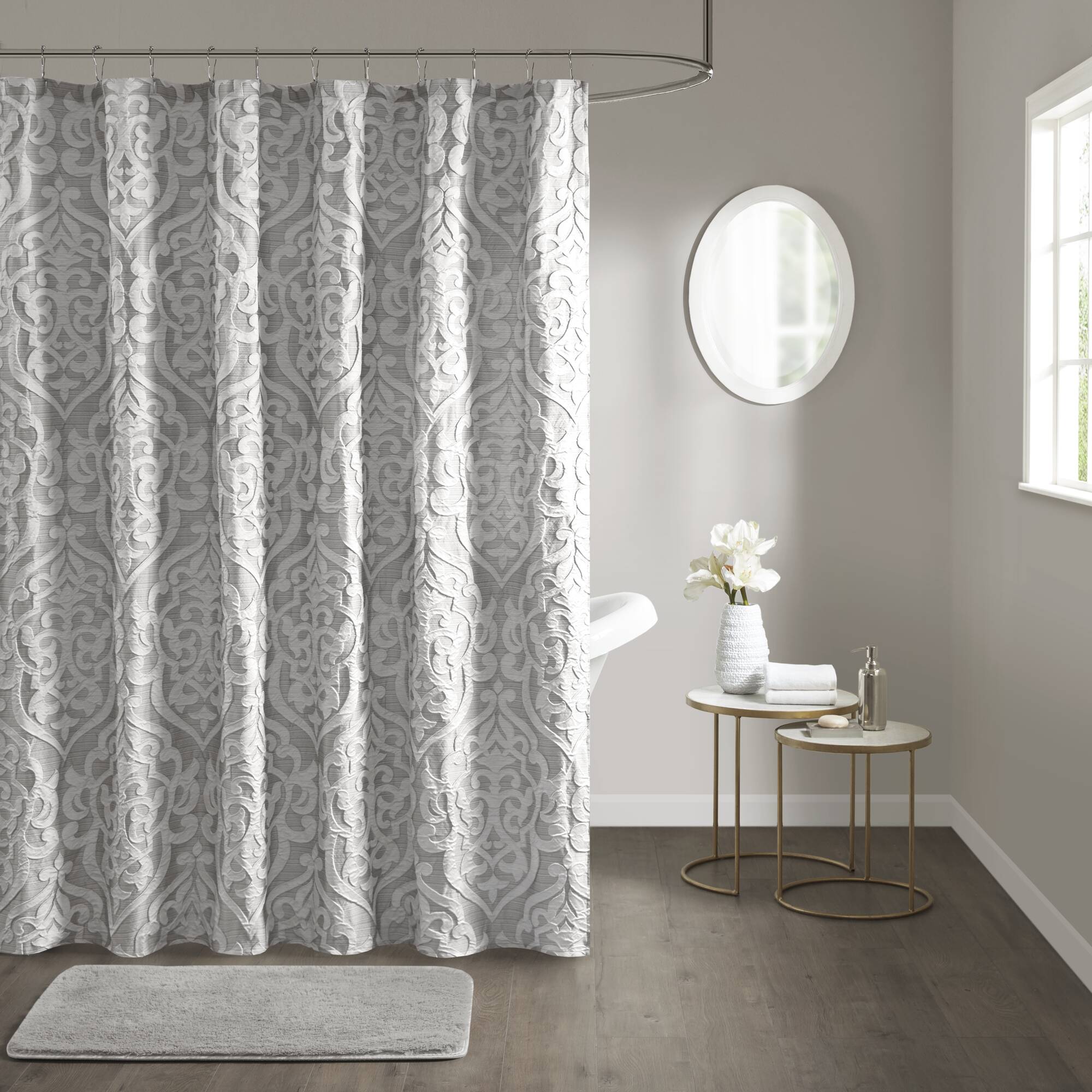 Odette Jacquard Shower Curtain