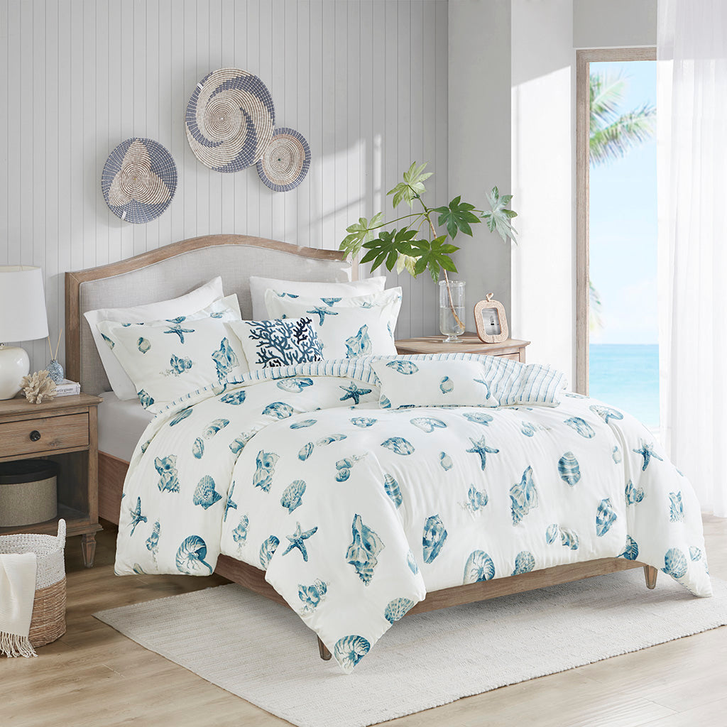 Beach House 3 Piece Duvet Cover Set