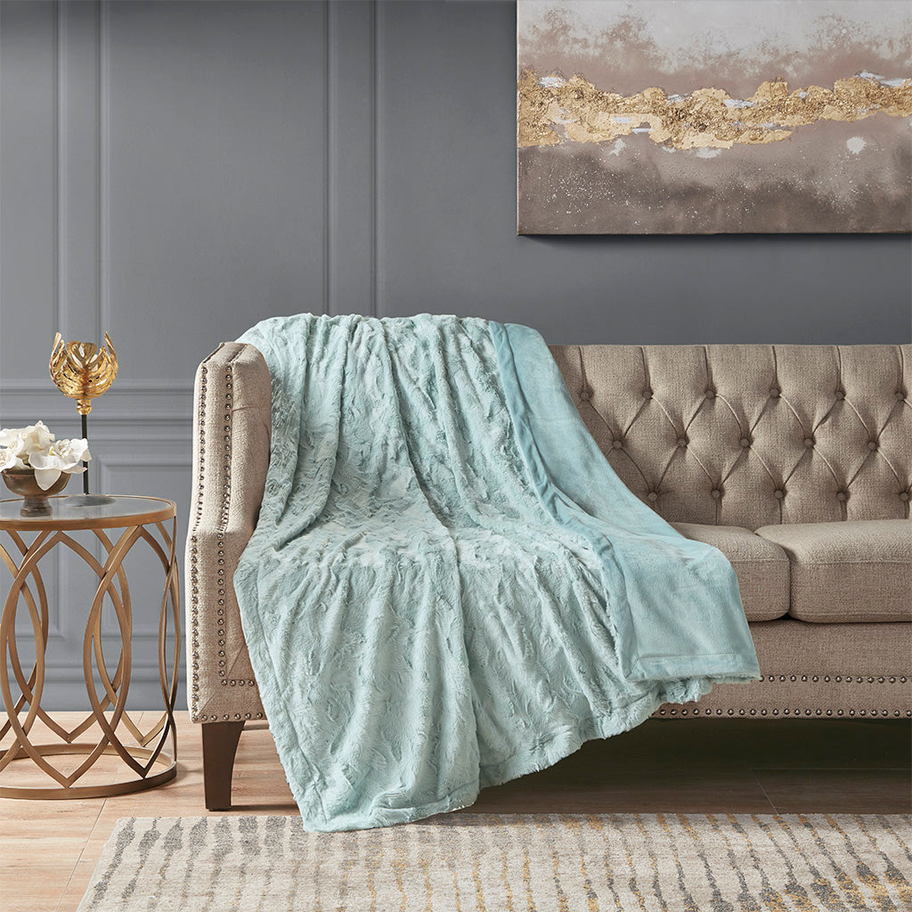 Zuri Oversized Faux Fur Throw