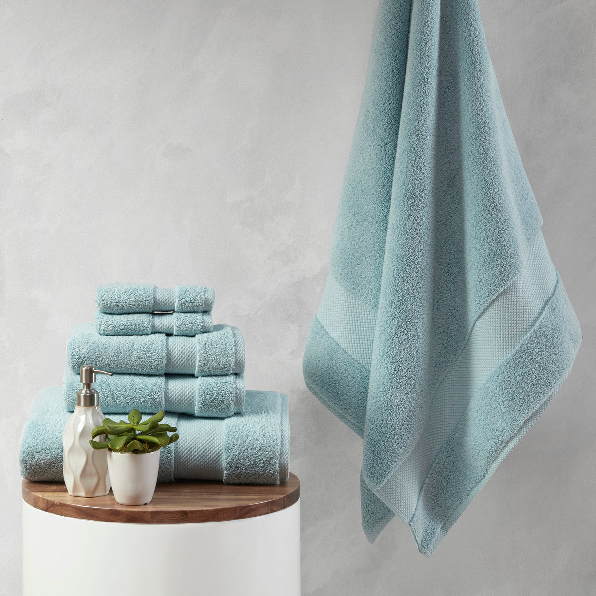 Splendor 1000gsm 100% Cotton 6 Piece Towel Set