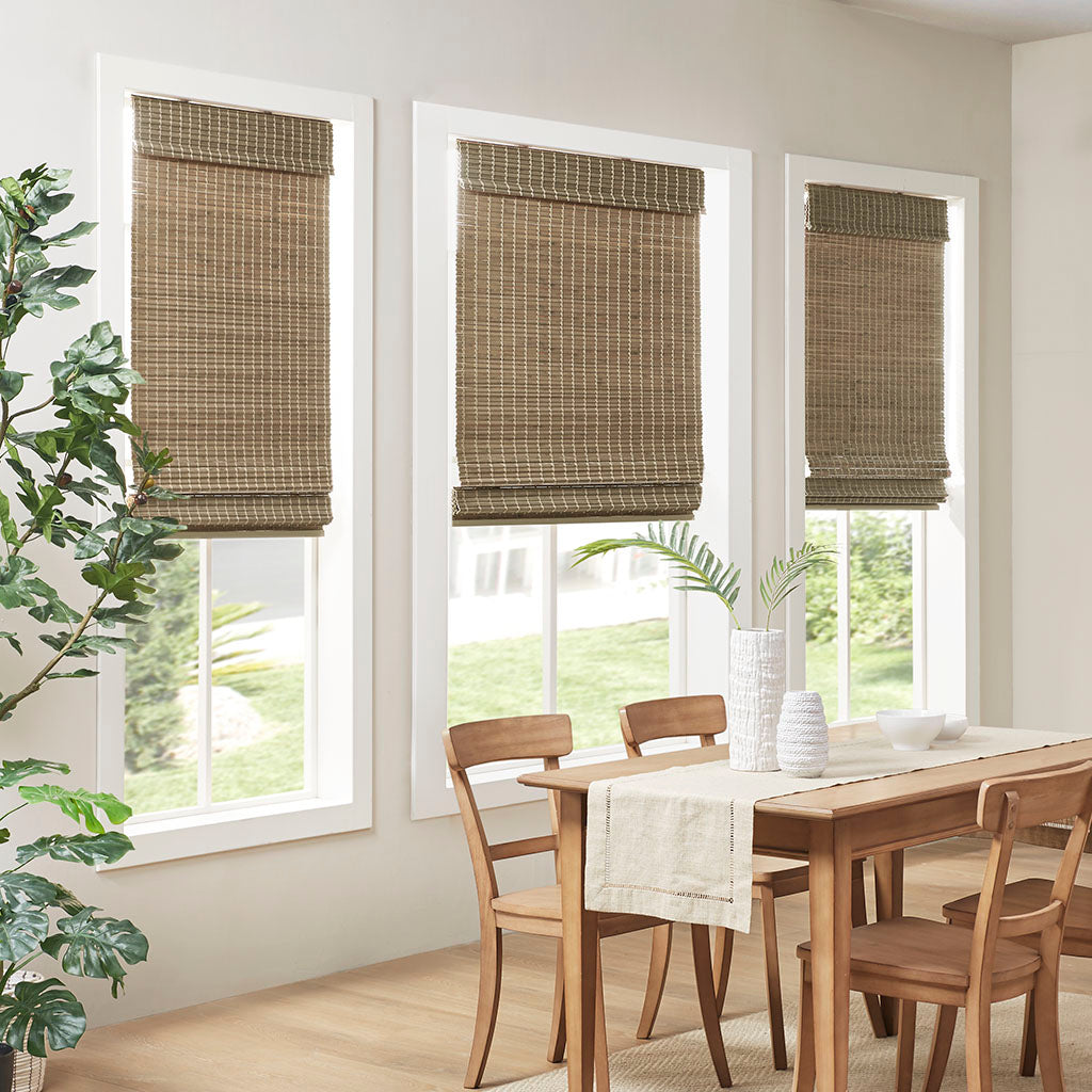 Eastfield Bamboo Light Filtering Roman Shade 64"L
