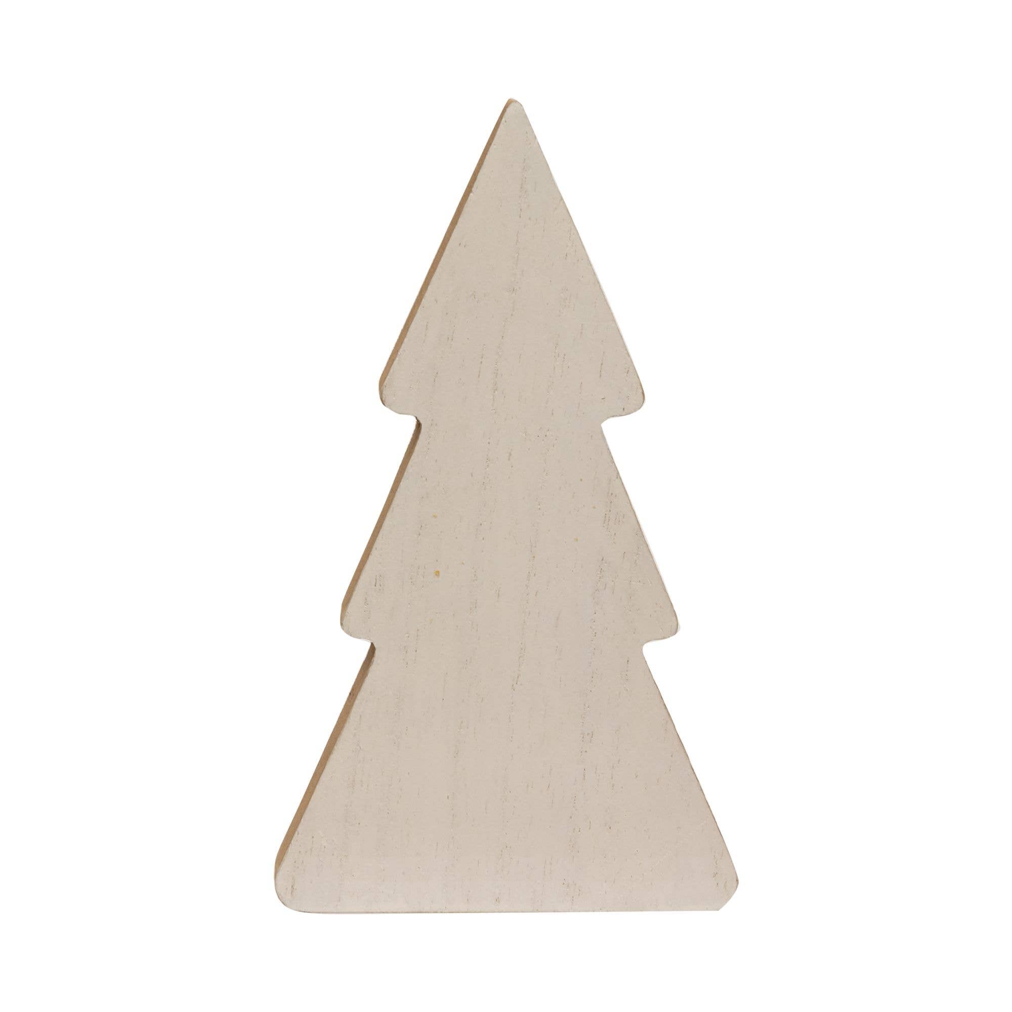 Plaid & Dot Print Chunky Trees (S/3)