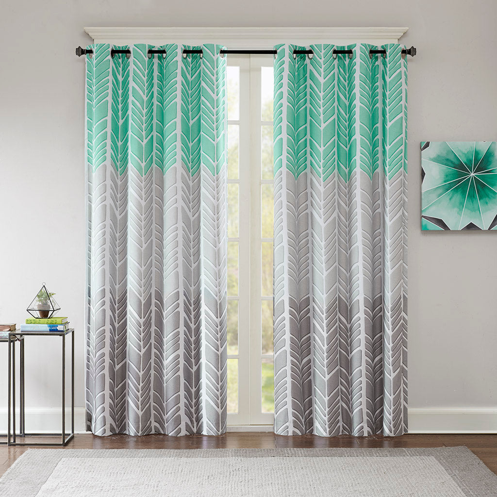 Adel Printed Total Blackout Curtain Panel