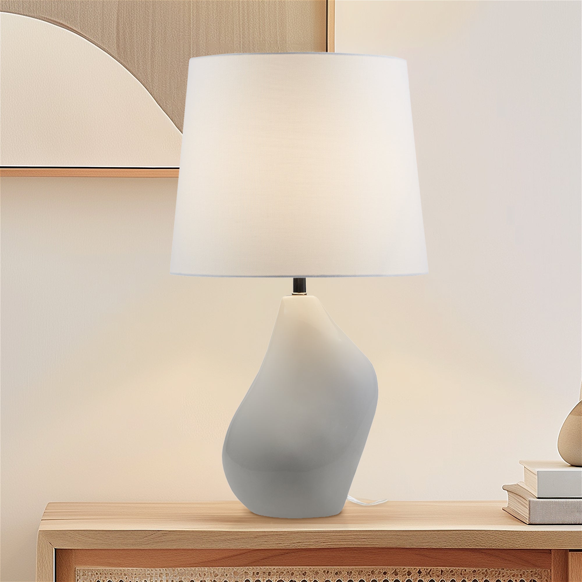 ZenGlossy Table Lamp 28"H
